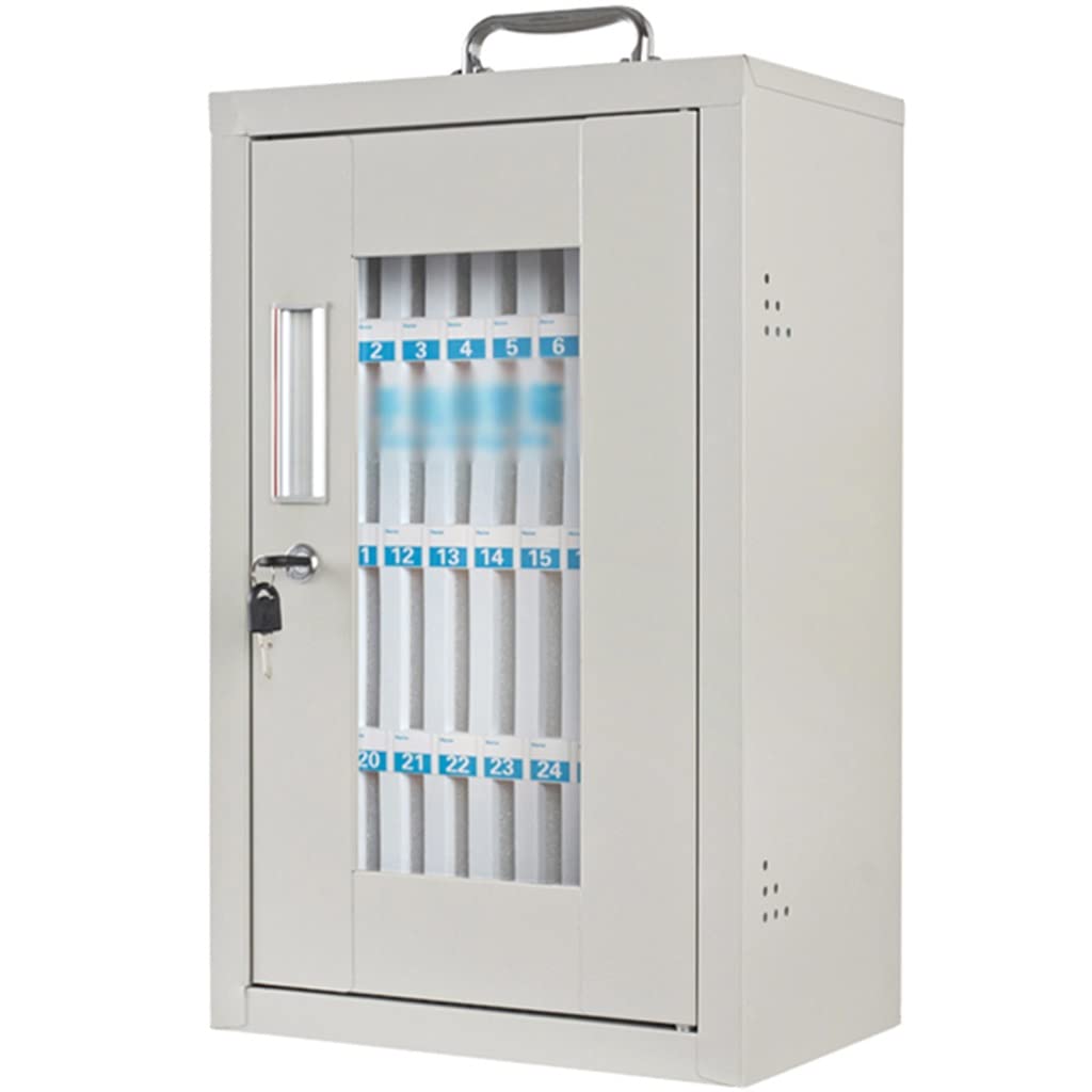 Aluminum Alloy Clear Storage Cabinet with Handle - 32