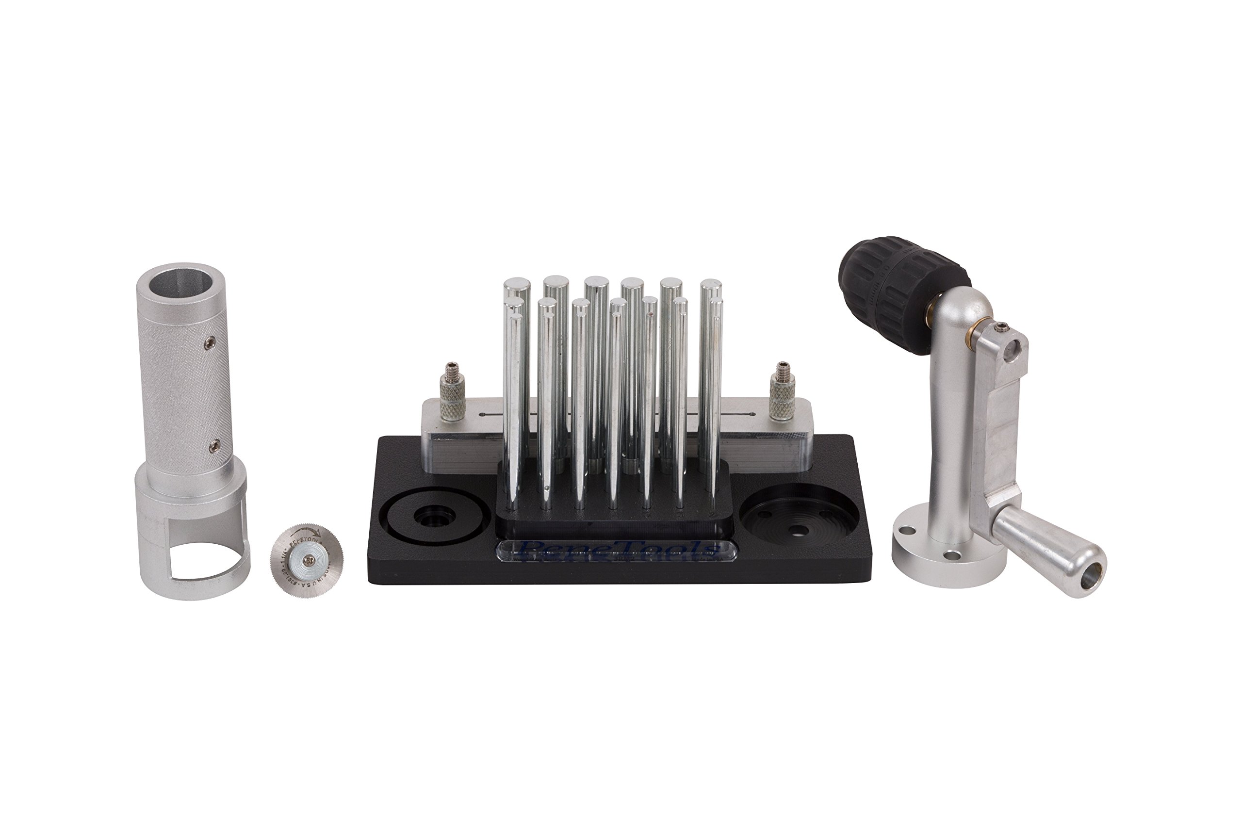 Pepetools 307.70A Professional Jump Ring Maker Kit for Jewelry Making - Create Perfect Jump Rings for Necklaces, Bracelets & DIY Crafts