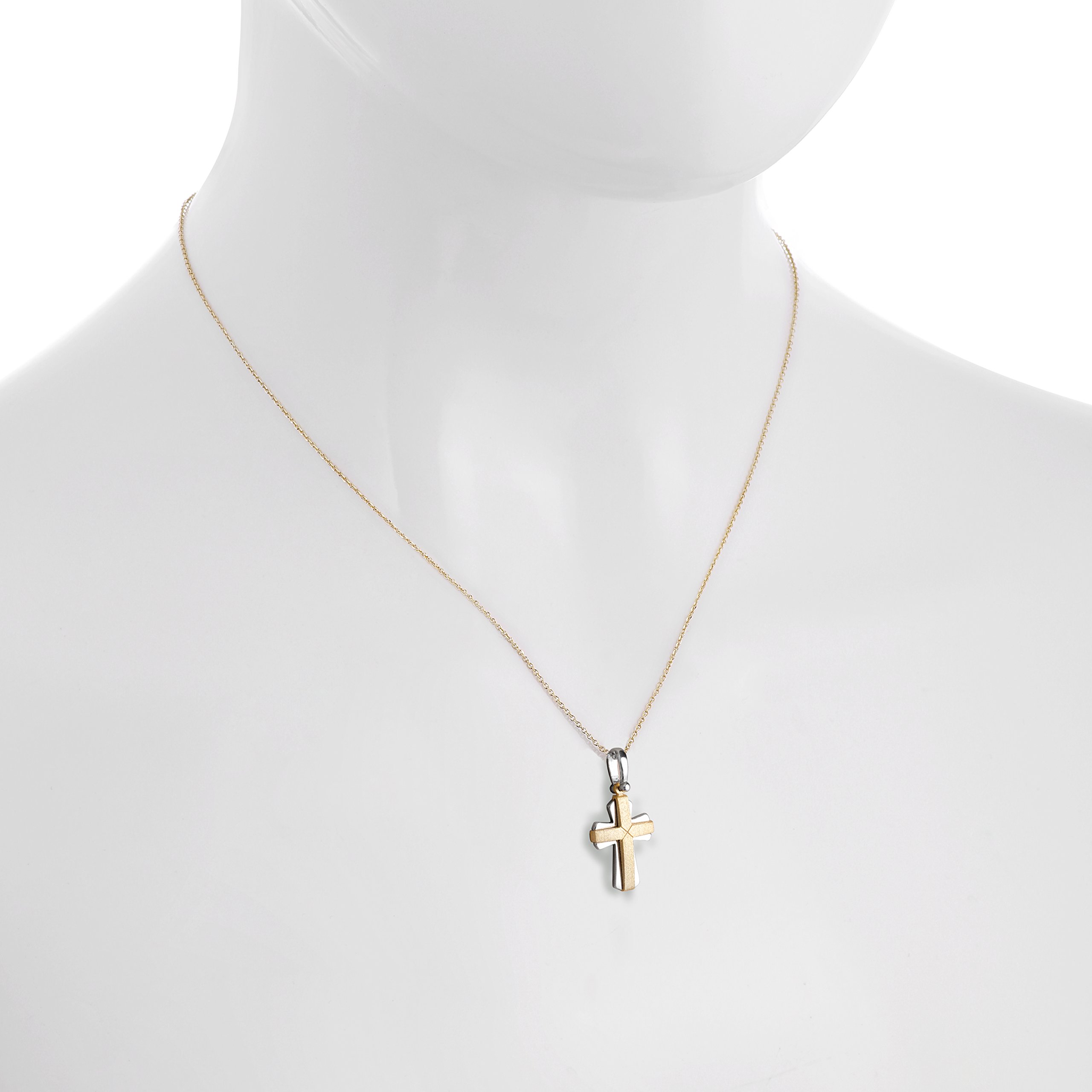 Adjustable Gold Cross Pendant Necklace for Girls & Boys - 333 Gold Plated Jewelry, Perfect Baby Gift & Confectionery Present for Baptism, Birthday & Special Occasions