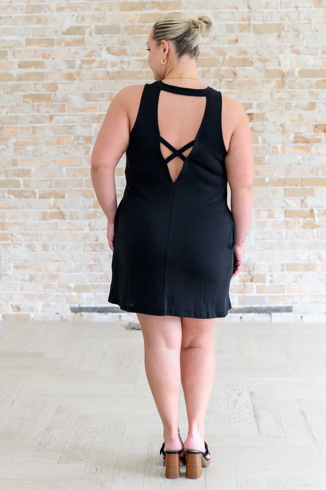 Crisscross Cut Out Back Dress for Women - Sexy Party & Evening Cocktail Dress - Perfect for Night Out, Date Night, and Special Occasions