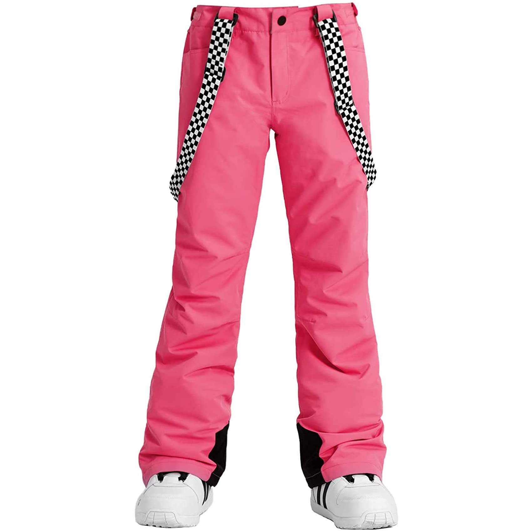 IMPHUT Women's Waterproof Ski Pants - Winter Snowboard Bib Overalls for Skiing, Snowboarding & Hiking | Windproof Insulated Snow Pants for Cold Weather Outdoor Activities