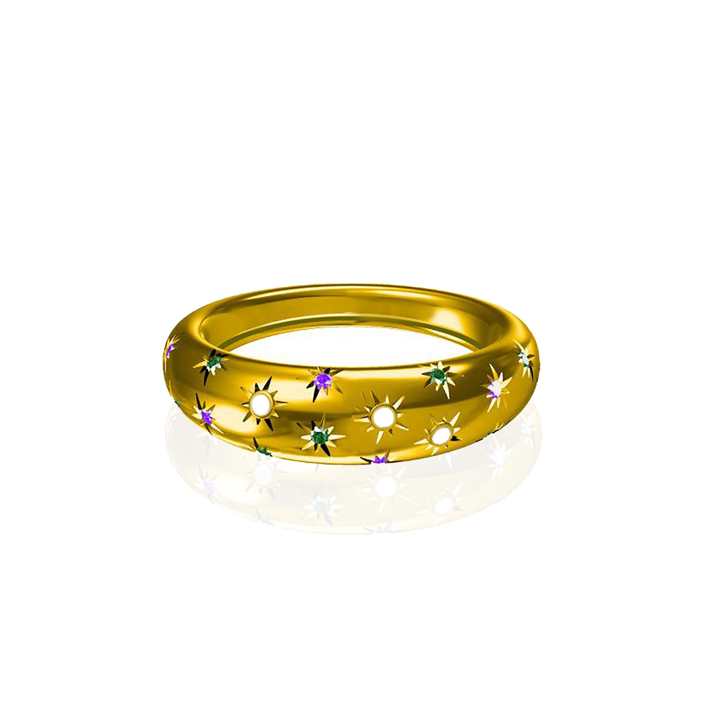 Stellar Bliss: Personalized Birthstone Breast Milk Ring for Moms – Perfect for Mother's Day, Baby Showers & Keepsake Jewelry
