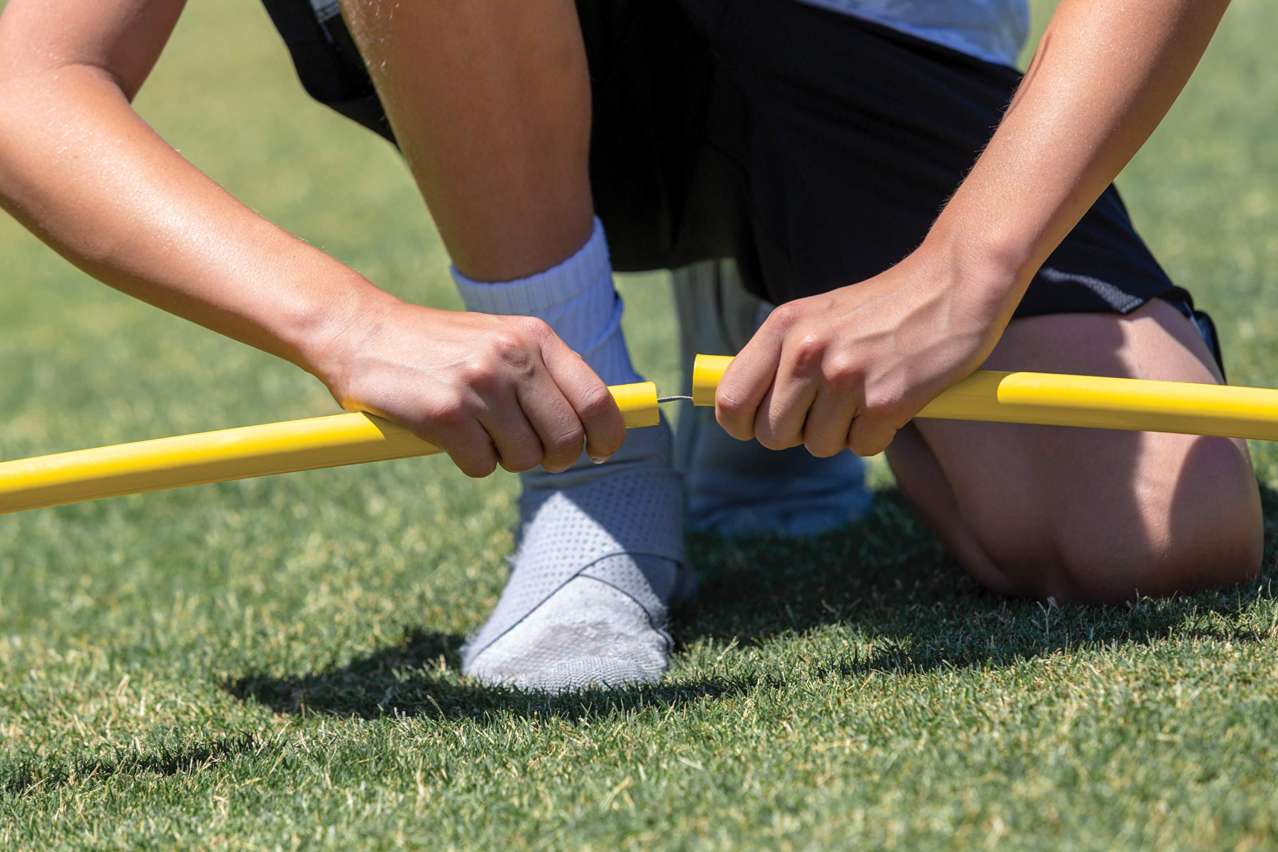 SKLZ Quickster Football Training Net – Portable & Durable Soccer Goal for Practice, Easy Setup with Stable Design – Improve Passing & Kicking Accuracy – Perfect for Backyard, Park, and Team Training Sessions