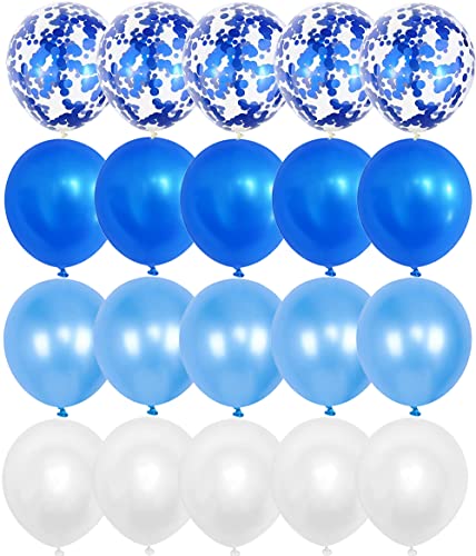 Blue and White
