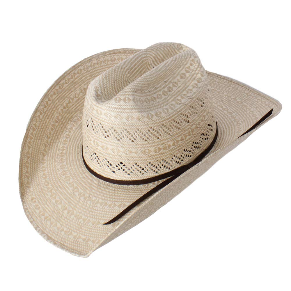 Rodeo King Primetime Straw Cowboy Hat for Men - Western Style Sun Protection for Outdoor Rodeo, Ranch & Summer Activities