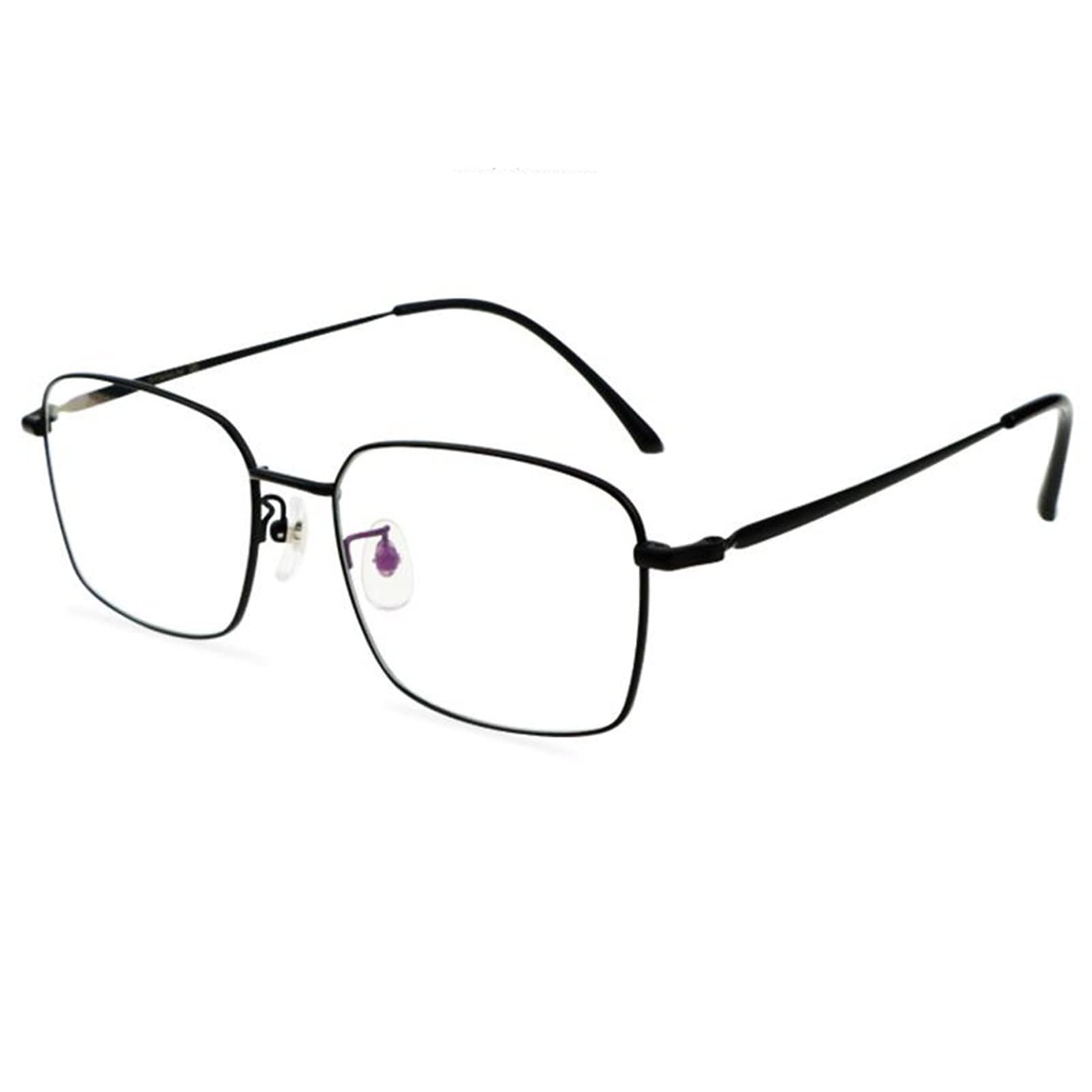Blue Light Blocking Reading Glasses for Men - UV Ray & Glare Protection, Slim Lightweight Computer Readers, Nerd Eyeglasses (Black, 1.25x) - Perfect for Office Work, Gaming & Screen Time