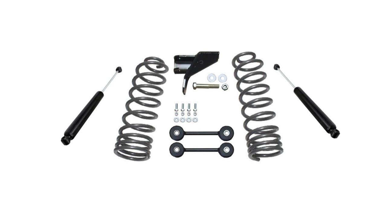 MaxTrac 202740 4-Inch Front & 2-Inch Rear Lowering Kit Box - Suspension Lowering Kit for Trucks & SUVs - Improve Handling & Stance