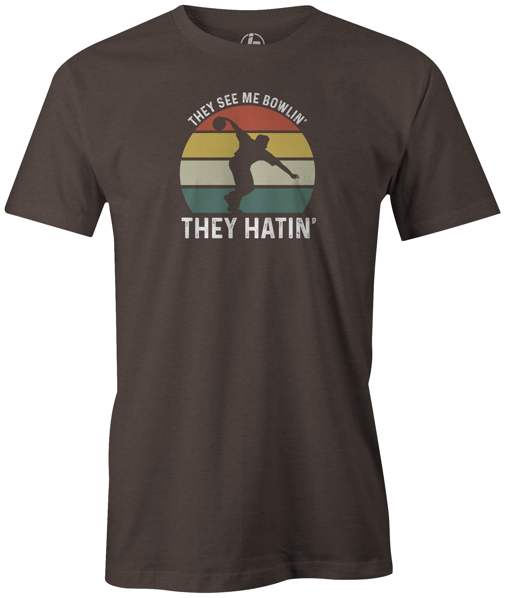 Funny Bowling Shirt - 'They See Me Bowlin' They Hatin'' Graphic Tee for Men & Women | Perfect for Bowling Parties, League Nights & Casual Wear