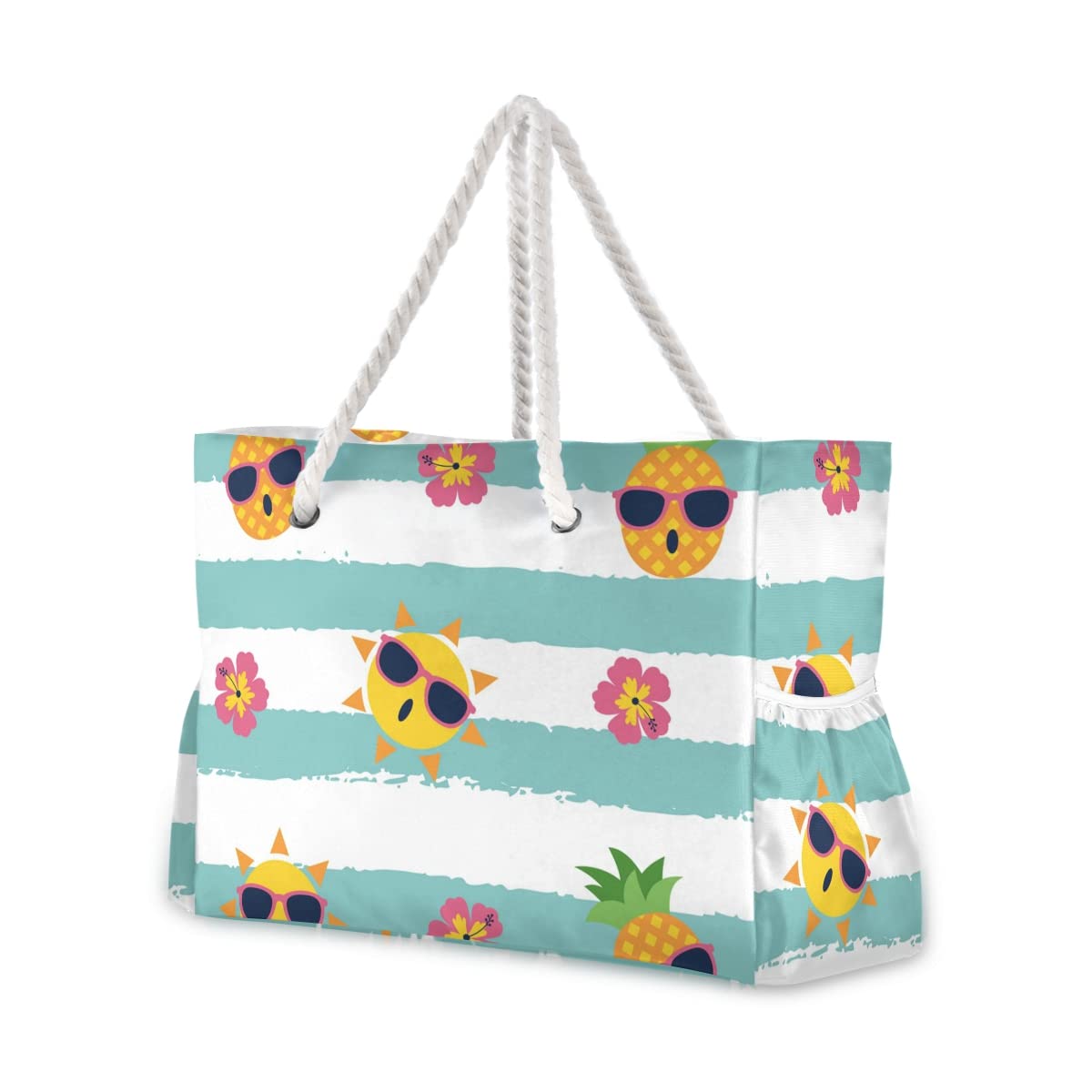 Senya Large Beach Shoulder Bag - Water Resistant Canvas Tote for Women, Gym, Travel & Daily Use | Perfect for Pool, Shopping & Work Commute