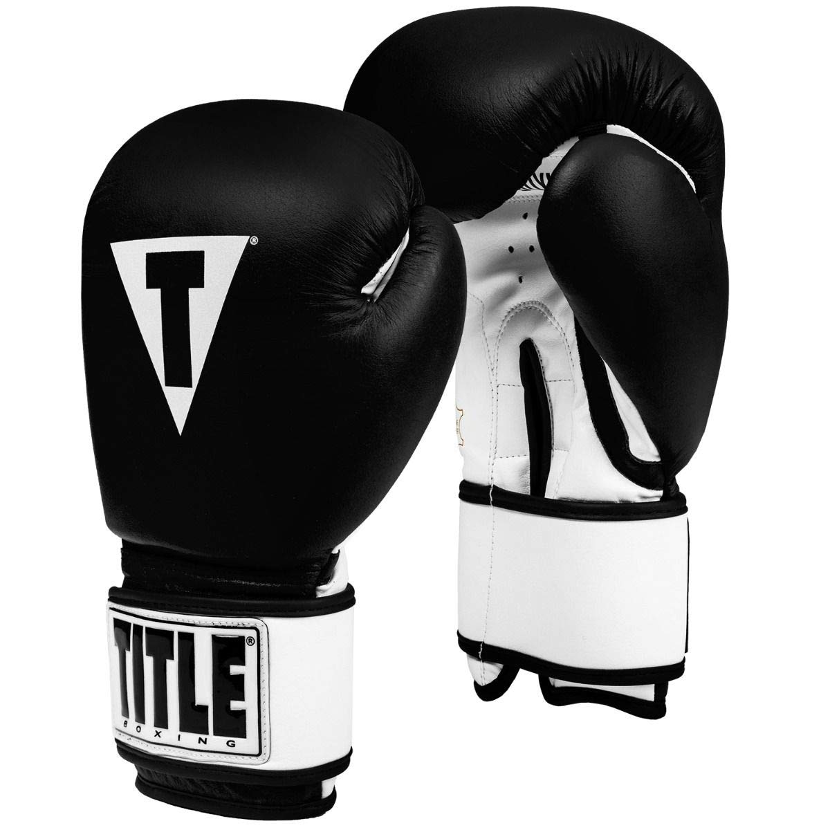 TITLE Boxing Premier Leather Super Bag Gloves 2.0 - Professional Boxing Gloves for Men & Women, Heavy Bag Training, Kickboxing, MMA & Fitness Workouts - Premium Leather Punching Bag Gloves for Gym, Home & Competition Use