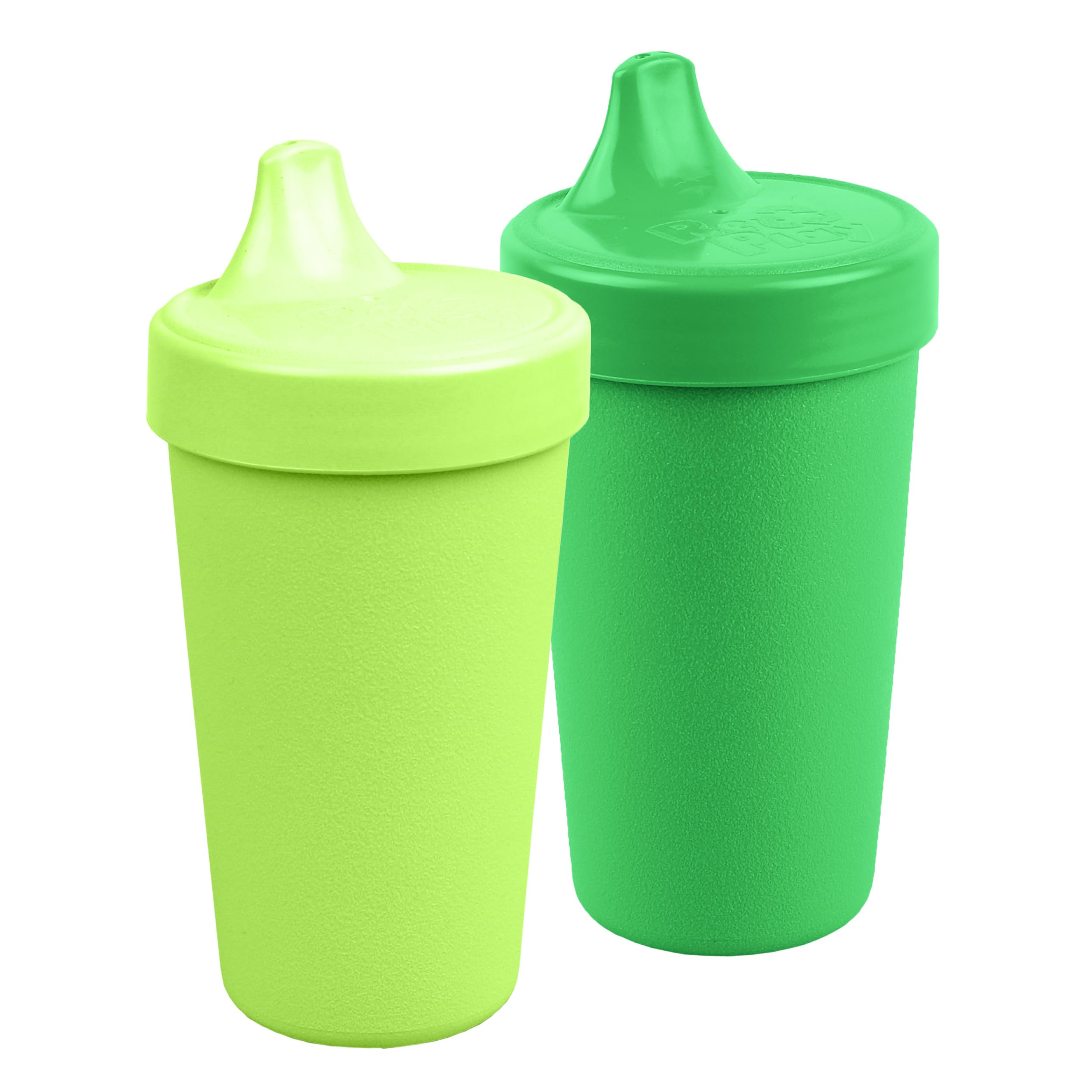 Re-Play USA Made Toddler Sippy Cups 2-Pack, 10oz Spill-Proof Kids Cups - BPA-Free, Dishwasher & Microwave Safe - Hard Spout Design for 1-3 Year Olds (3.13