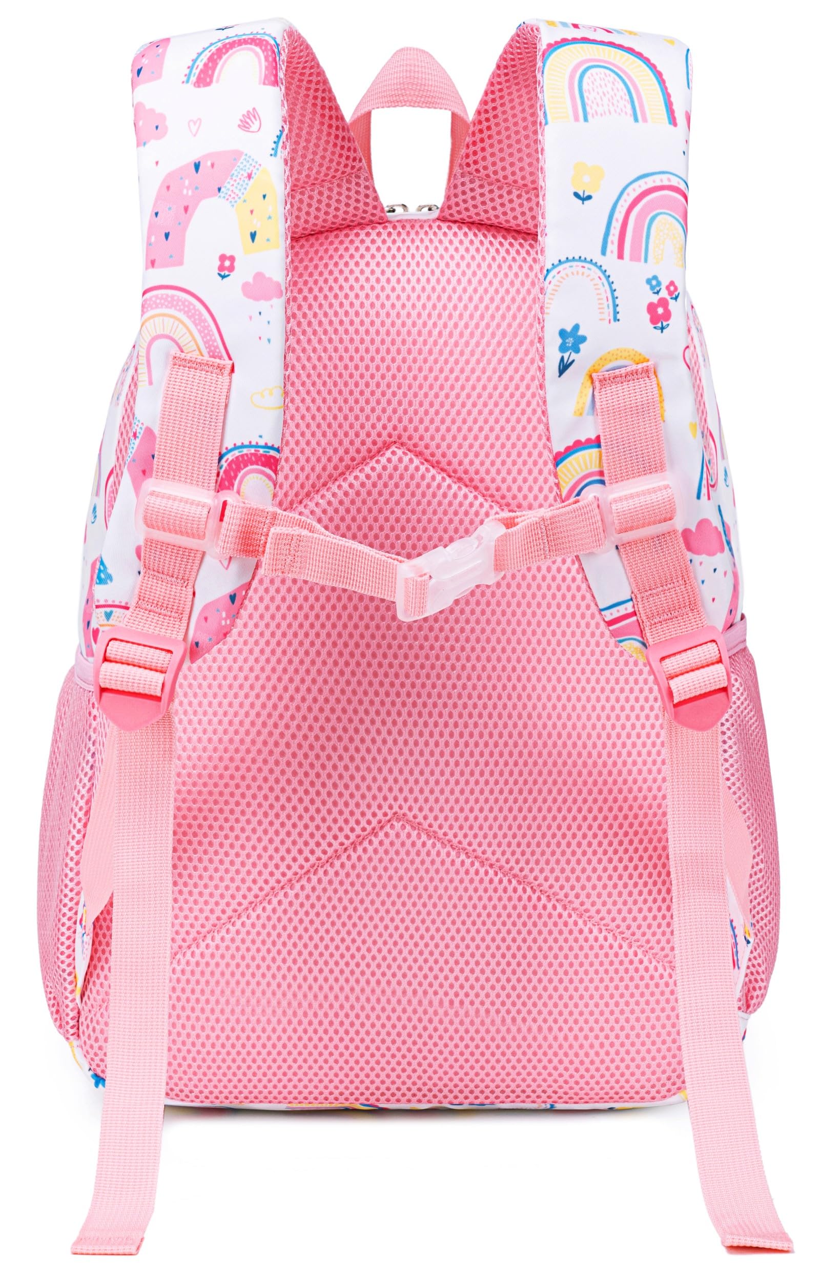 LOIDOU 15 Inch Toddler Backpack for Girls - Cute Kids School Backpack with Chest Strap, Lightweight Preschool & Kindergarten Book Bag for Daycare, Travel, Ages 3-8 | Perfect for School, Outings & Family Trips