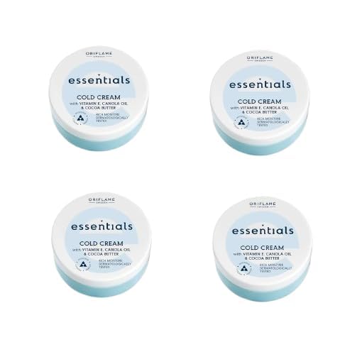 Essentials Cold Cream - 75ml (Pack of 4) | Moisturizing Face Cream for Dry Skin | Perfect for Night Routine & Winter Skincare