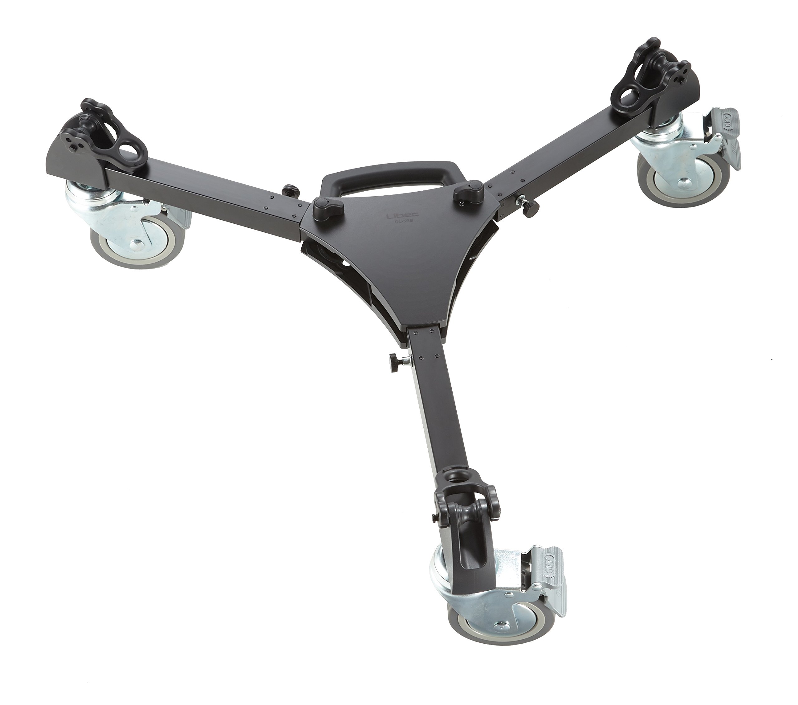 DL-5RB Telescopic Dolly Cart - Heavy Duty Tripod Transport for RT20C/RT30B/RT40RB/RT50B/RT50C - Smooth Rolling Camera & Equipment Mobility for Studio & Outdoor Filming