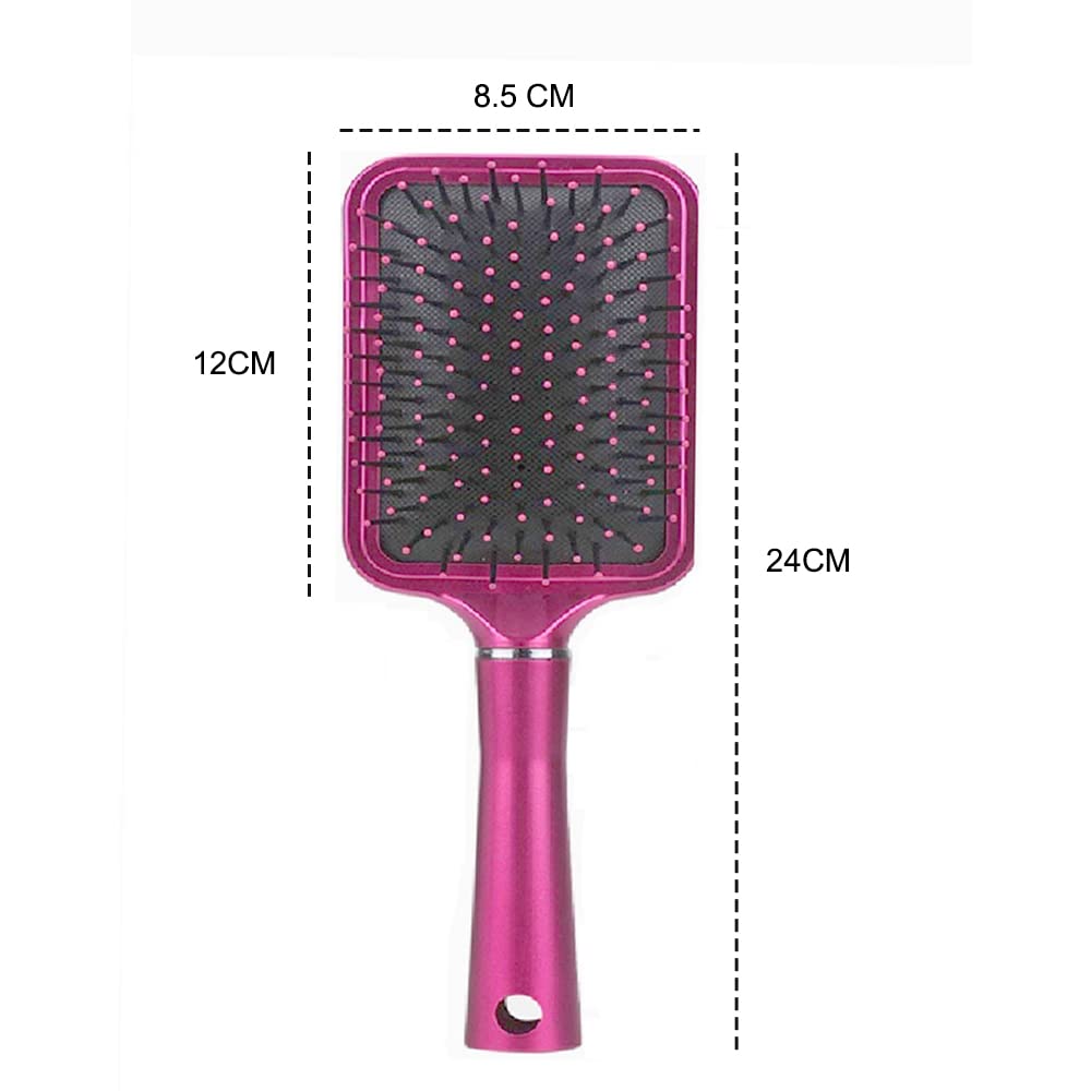 Professional Hair Styling Kit - Tandem Comb, Flat Brush, Blow Dryer Brush & Round Comb for Men & Women (24