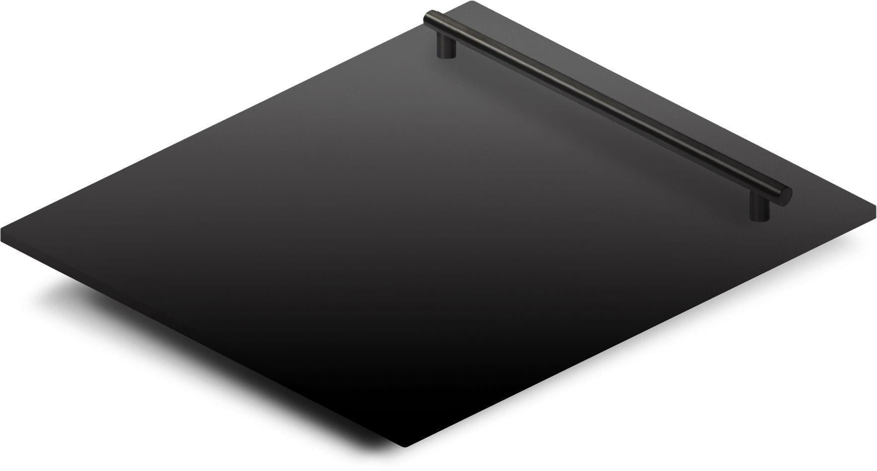 ZLINE 24 Inch Top Control Dishwasher - Black Stainless Steel Panel, Modern Handle, Ultra Quiet 52dBa (DW BS H 24) | Perfect for Modern Kitchens & Open-Concept Homes