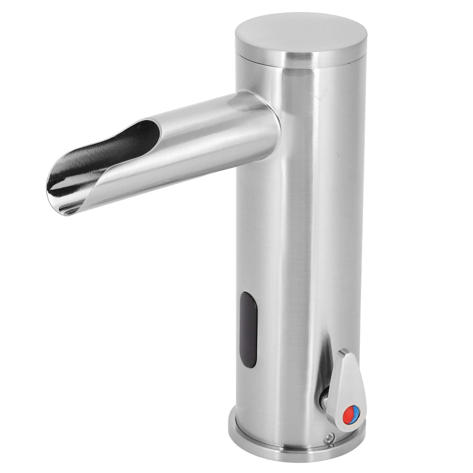Automatic Sensor Touchless Bathroom Sink Faucet - Hands-Free Kitchen & Bathroom Faucet with Temperature Control - Chrome Plated Water Tap for Modern Homes, Restaurants & Public Restrooms