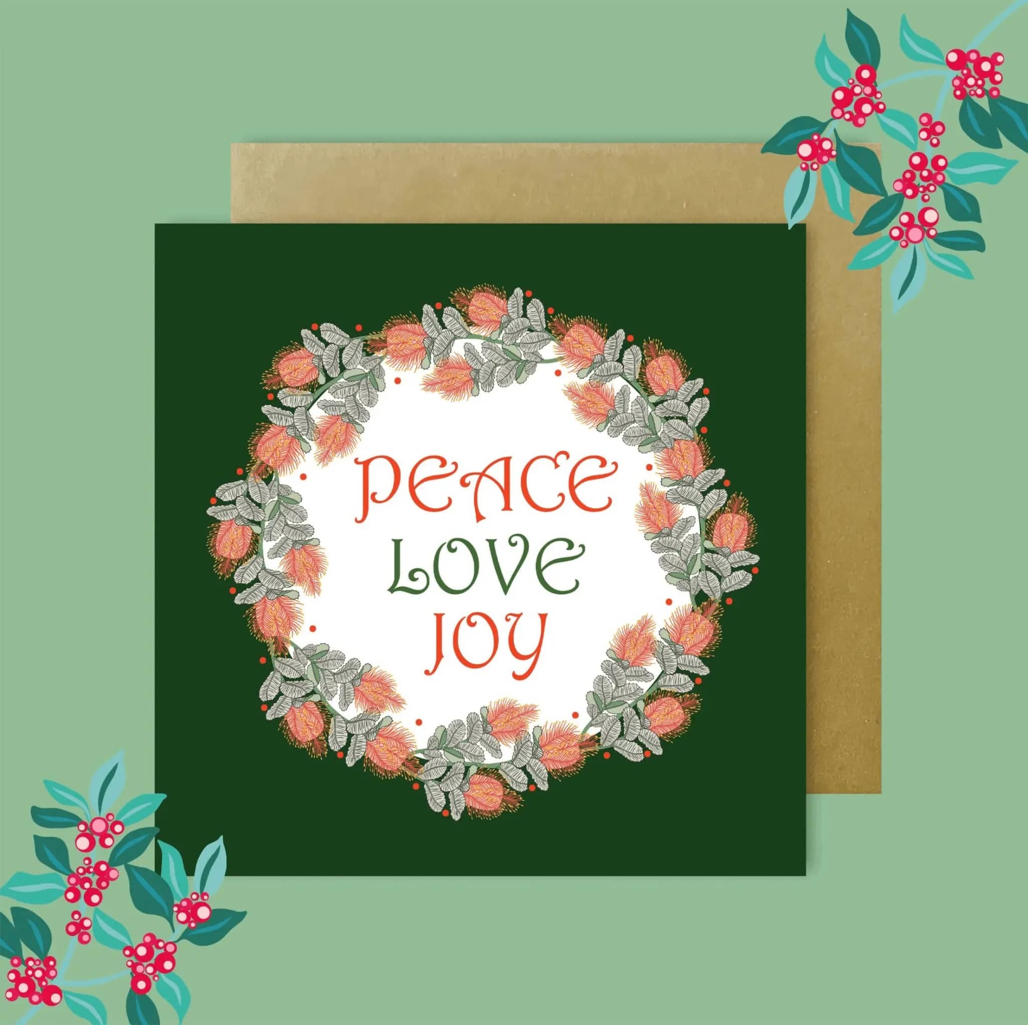 Christmas Dove Greeting Cards Set - 12 Pack Blank Inside Holiday Cards with Envelopes for Christmas Wishes, Holiday Greetings & Festive Celebrations