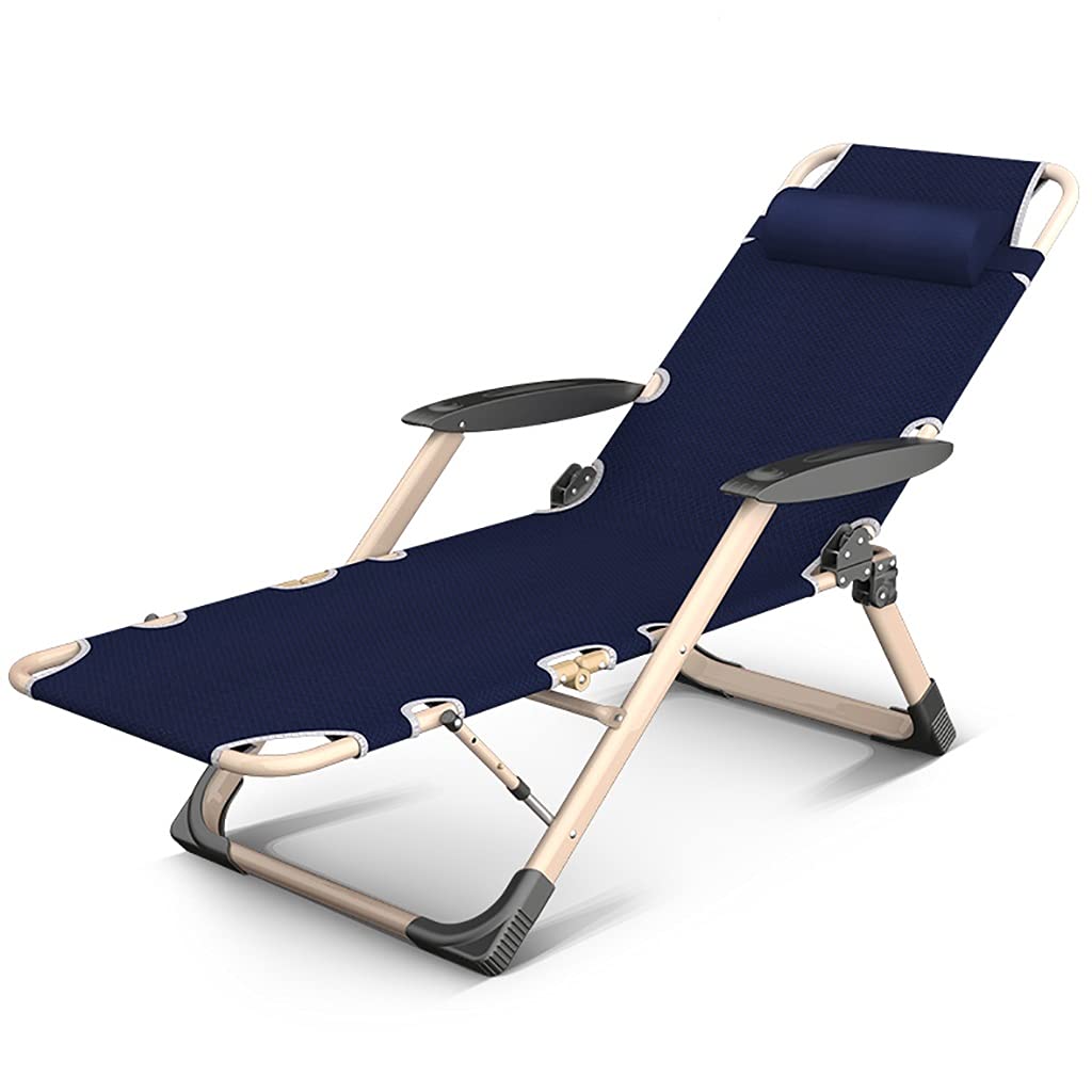 WOYIN Folding Camp Chair - Extra Wide Adjustable Sun Lounger & Zero Gravity Reclining Chair for Outdoor, Patio, Garden, Beach, Pool - Portable Travel Chair (Without Pad) - Perfect for Relaxing, Camping, and Sunbathing
