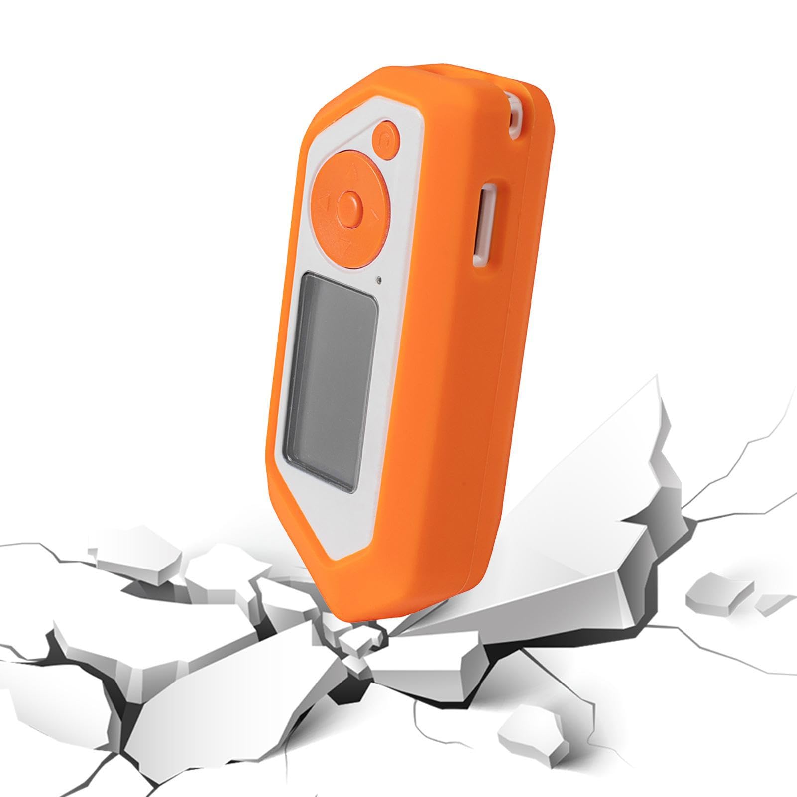 Flipper Zero Silicone Protective Case - Soft & Durable Cover for Flipper Zero (White/Orange) - Perfect for Daily Use, Travel & Device Protection
