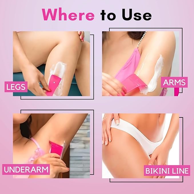 Best Hair Removal Powder for Women & Men - 100g Natural & Painless Depilatory Cream - Smooth Skin for Bikini, Legs, Arms & Body - At-Home Waxing Alternative