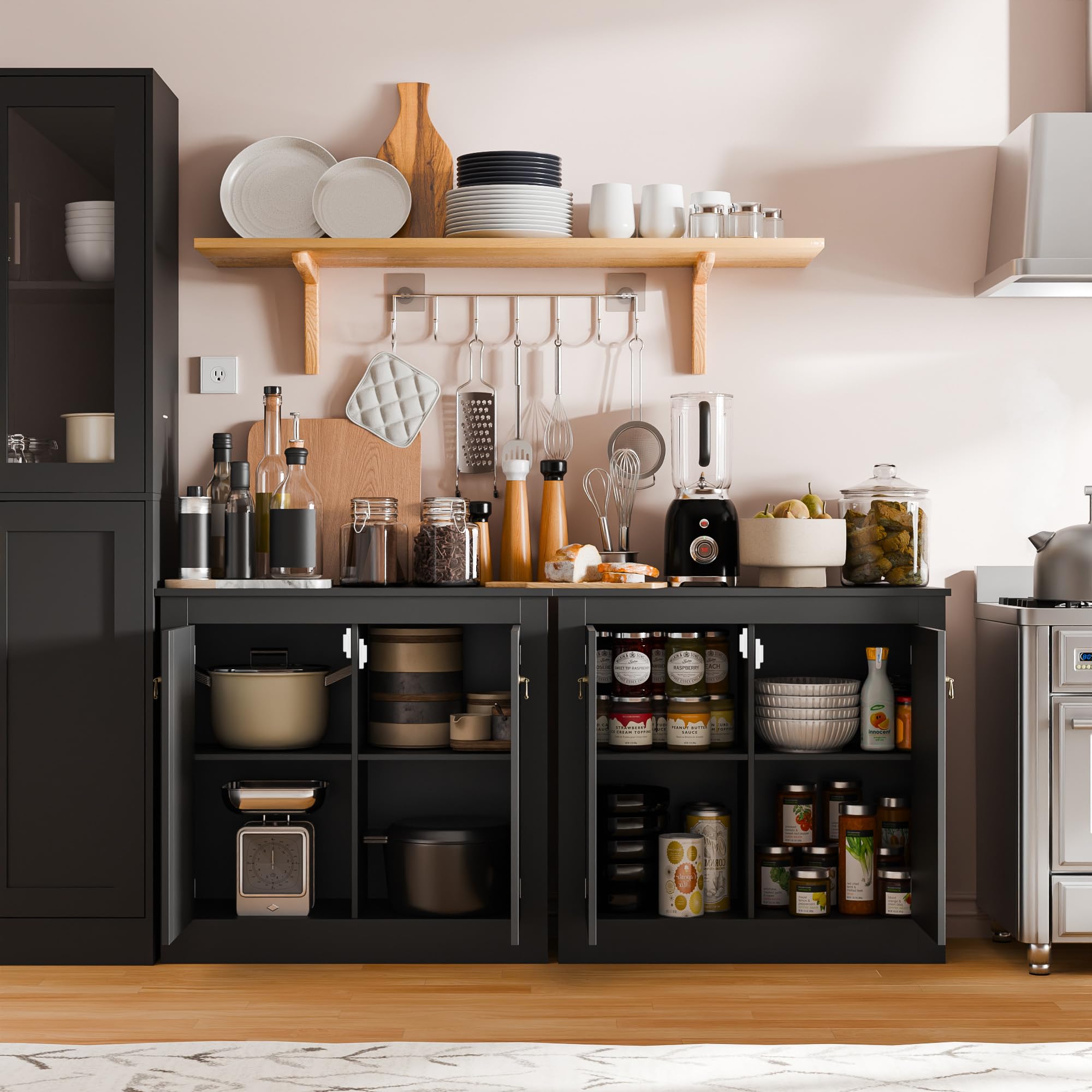 Cozy Castle Buffet Cabinet with Storage - 31.5