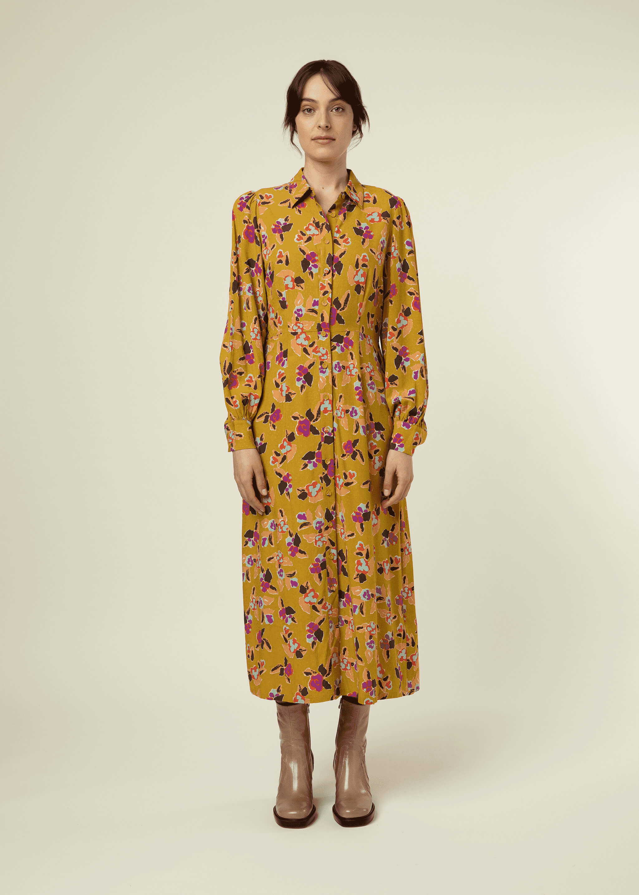 Kamela Women's Stylish Shirt Dress - Casual & Office Wear - Perfect for Spring & Summer Outfits