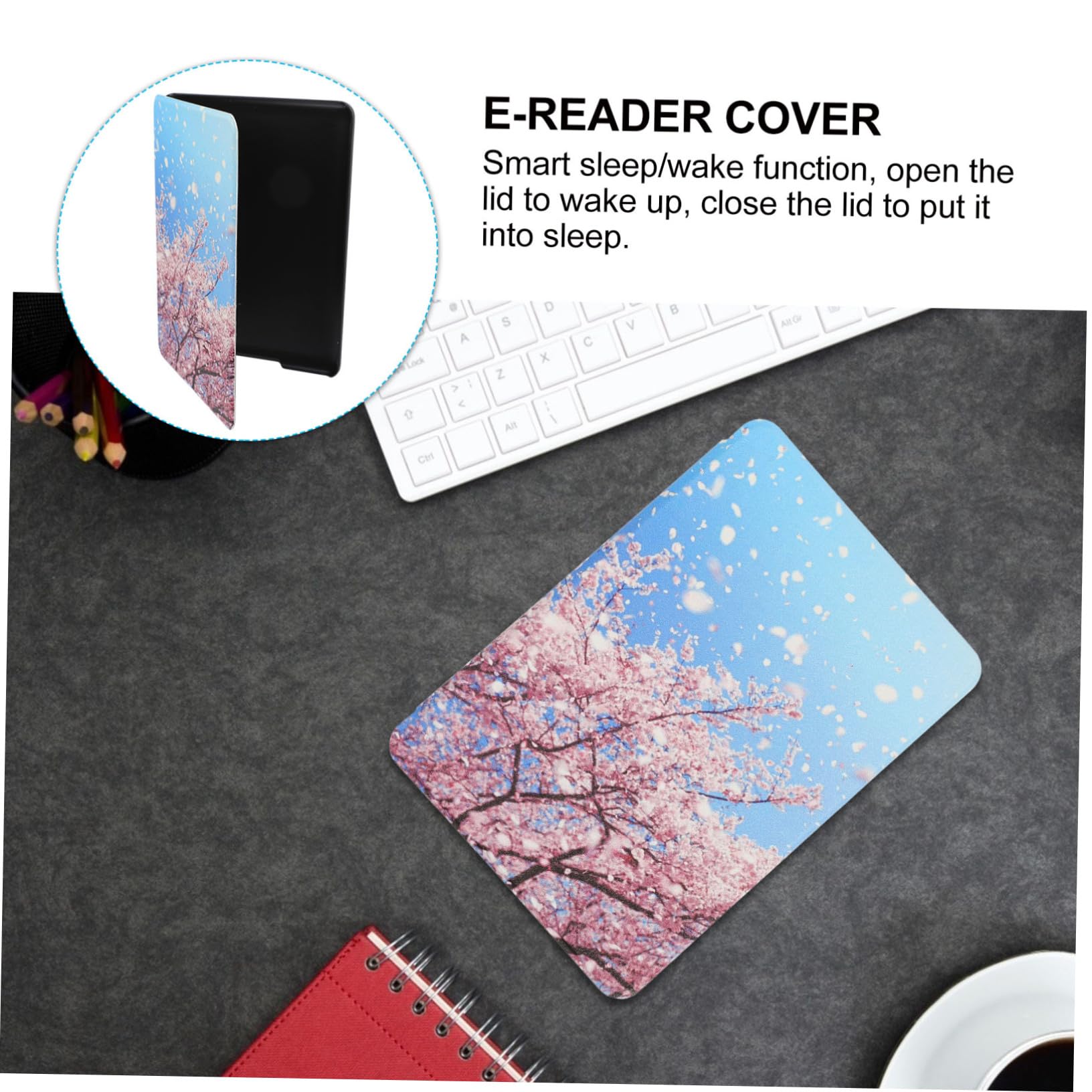 ARTIBETTER 3-Pack White Patterned TPU Protective Case for Kindle E-Readers - Auto Wake/Sleep Cover for Kindle Paperwhite, Oasis & Voyage - Perfect for Reading, Travel & Daily Use