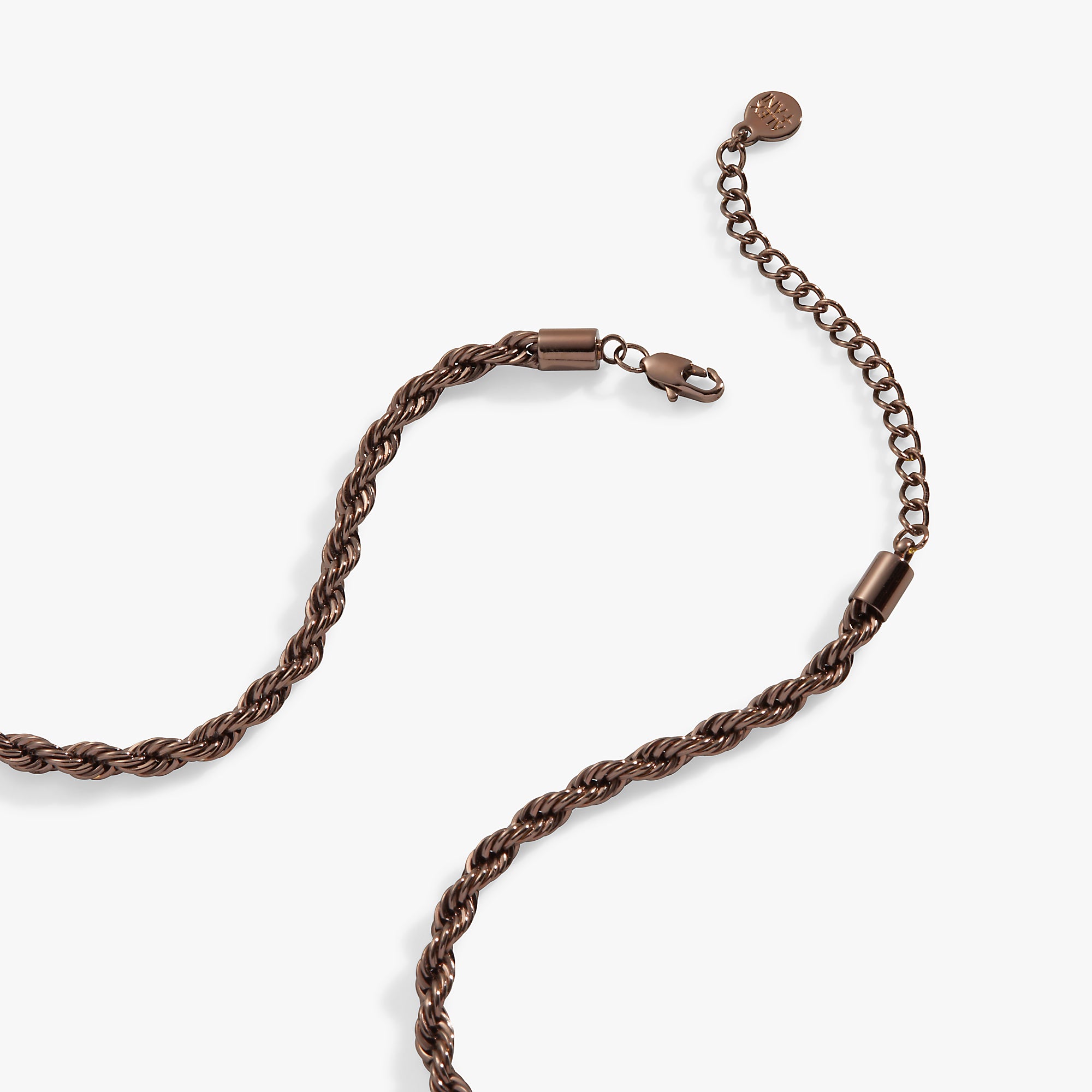 French Rope Chain Necklace for Women - 14K Gold Plated Stainless Steel Dainty Layering Necklace Jewelry Gift for Her - Perfect for Everyday Wear, Date Night & Special Occasions