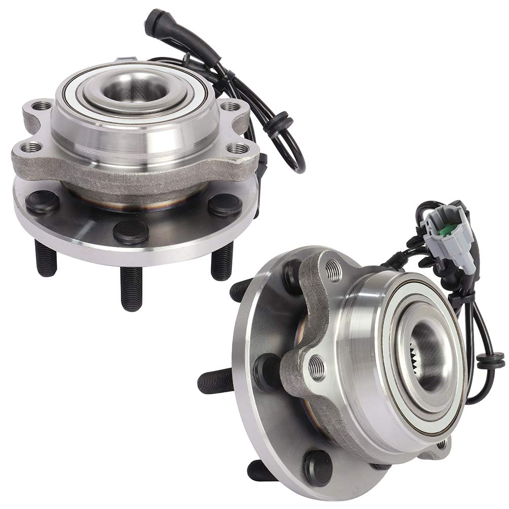 515065 Front 6 Lugs Wheel Hub Bearing Assembly Compatible with Nissan Frontier 2005-2017 & Xterra 2005-2015 - Durable Replacement for Smooth Off-Road & Daily Driving