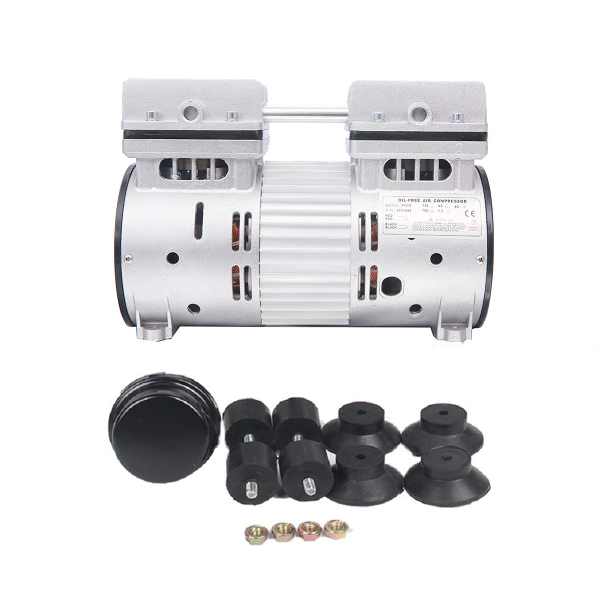 1.5 Gallon Stainless Steel Vacuum Degassing Chamber with 6CFM Oil-Free Silent Vacuum Pump Kit - Perfect for Resin Casting, Jewelry Making & Food Preservation (USA Shipping)