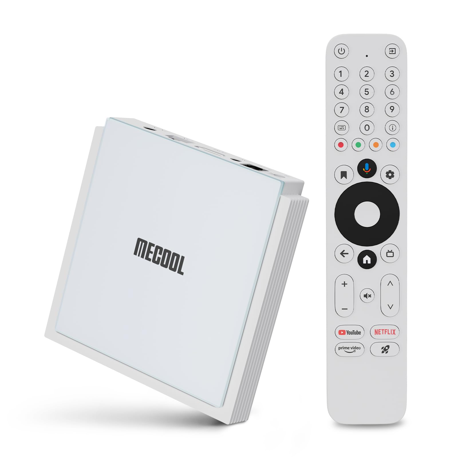 MECOOL KM2 Plus Deluxe Android TV Box - 4K HDR10+ Dolby Vision Smart Streaming Device with WiFi 6, Google Certified, Netflix Ready & Prime Video Support - Perfect for Home Theater, Gaming & Streaming Entertainment