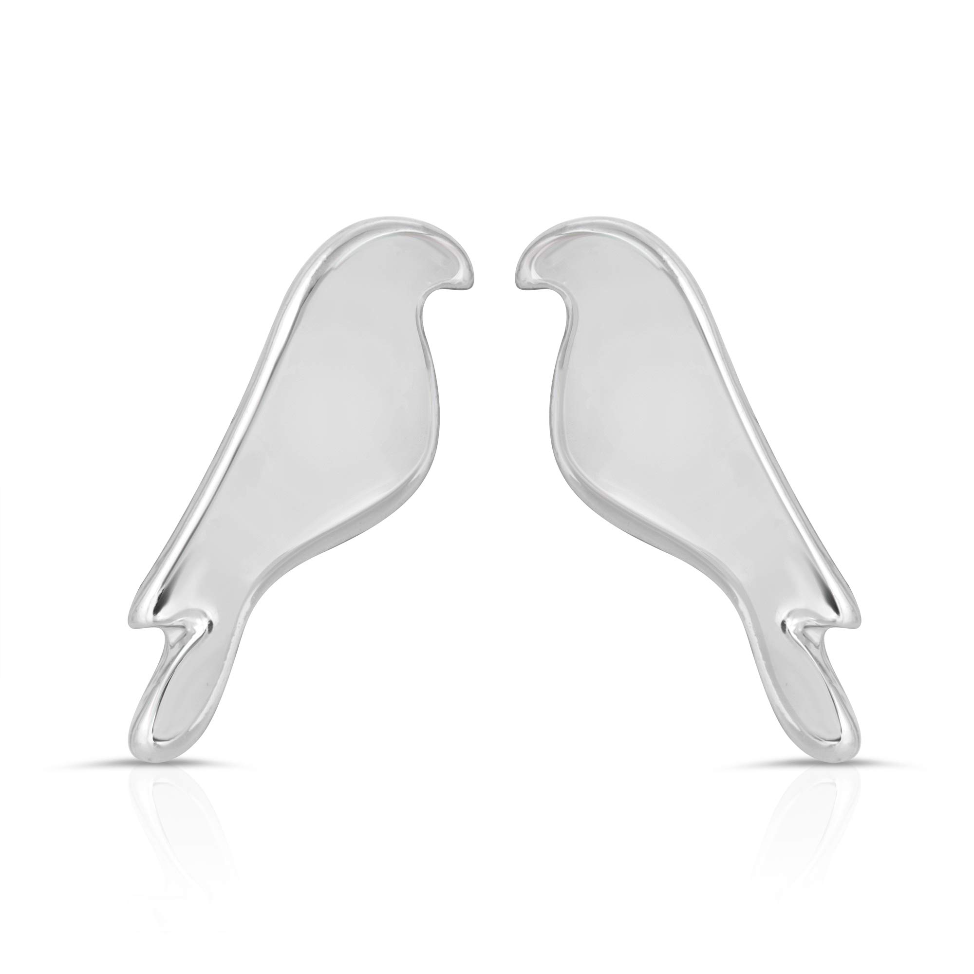 14K Gold Dipped Lucky Feather Small Stud Earrings for Women & Teens - Dainty Post Earrings with Sentimental Message Card - Perfect Gift for Birthdays, Anniversaries & Special Occasions