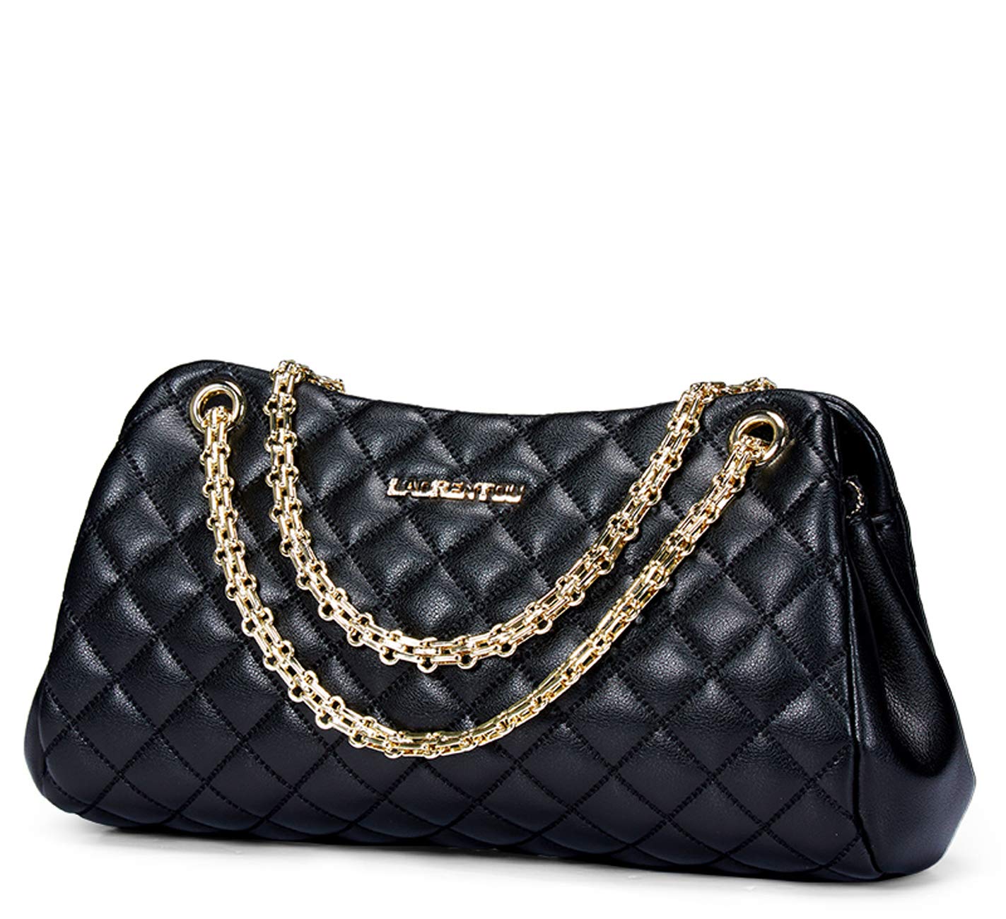 LAORENTOU Vegan Leather Heart Crossbody Bag for Women - Stylish Magnetic Buckle Purse for Daily Use