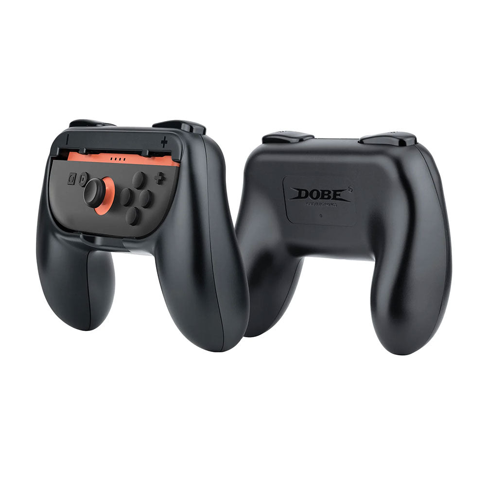 DOBE Controller Grips for Nintendo Switch 2 Joy Con Controllers - Ergonomic Black Handles (TNS 3162) | Perfect for Gaming Comfort & Travel Accessories