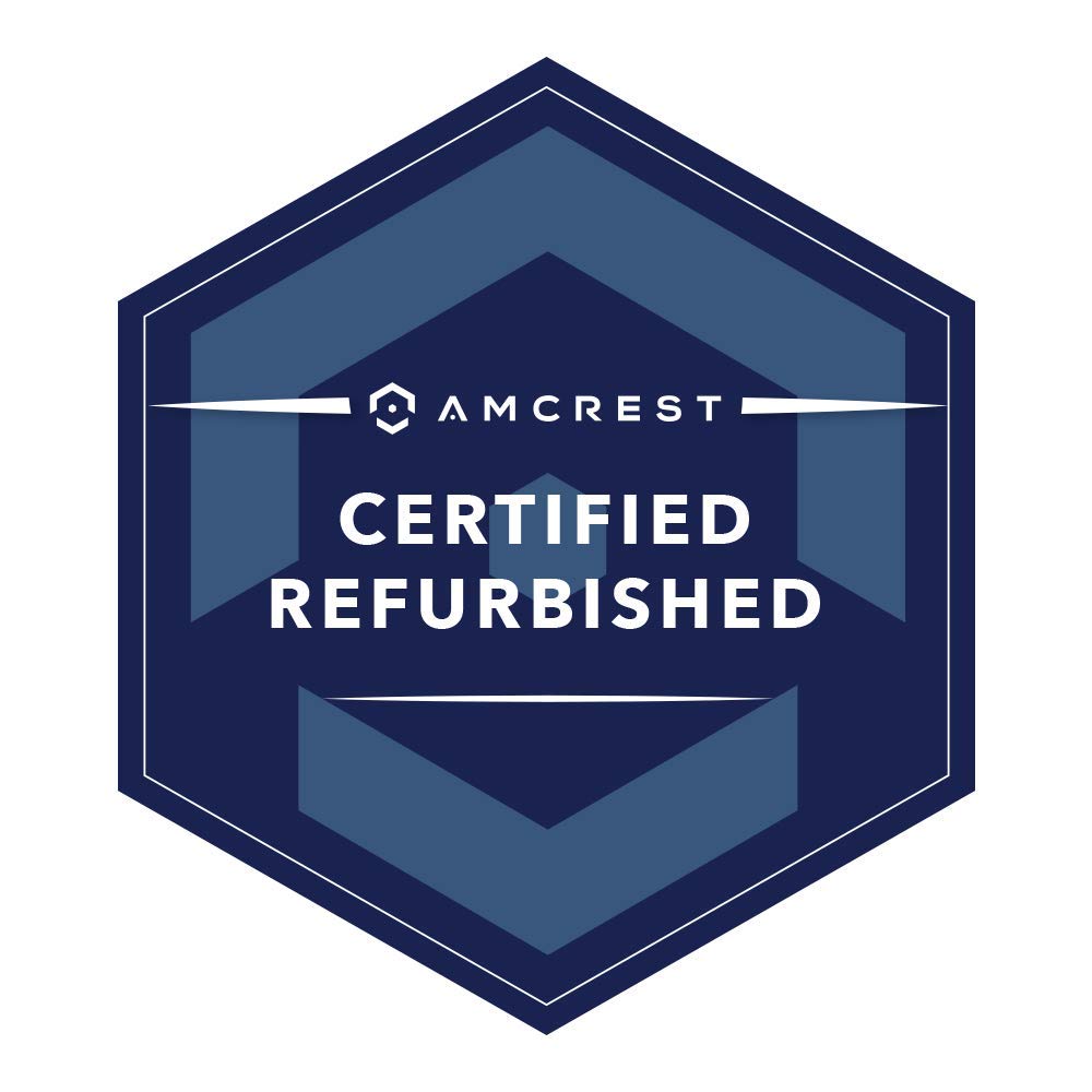 Amcrest NV4108E-HS 4K 8CH POE NVR Security System - 8 Channel Network Video Recorder Supports 8MP/4K IP Cameras, 6TB HDD (Not Included) - Ideal for Home & Business Surveillance (Renewed)