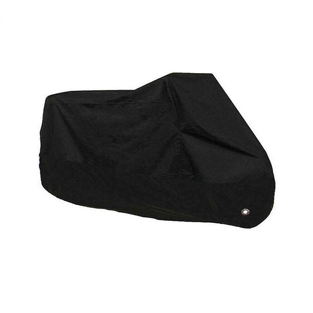 Waterproof Motorcycle Cover XL - UV, Dust & Rain Protection for Outdoor Bike Storage - Durable Black Cover for Motorcycles, Bicycles & Cycling Accessories - Perfect for Garage, Travel & All-Weather Protection