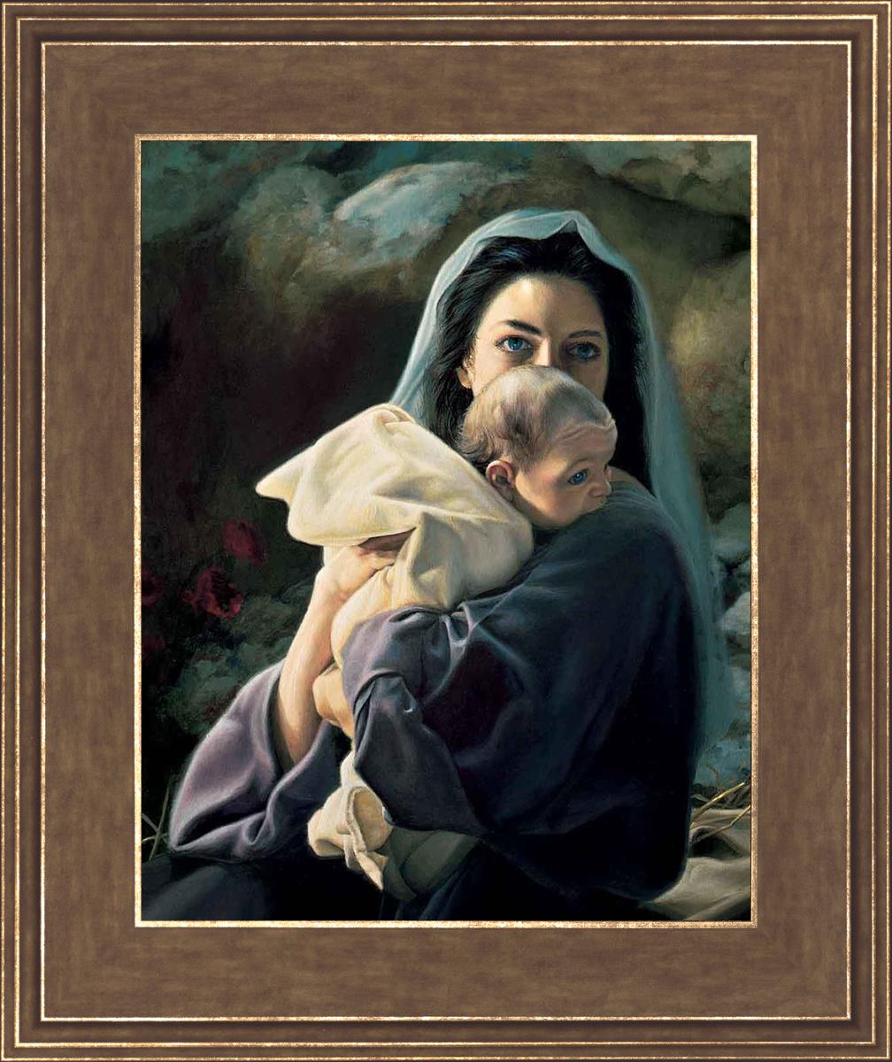 Be It Unto Me Religious Painting by Liz Lemon Swindle - Inspirational Christian Art for Home, Church & Office Decor