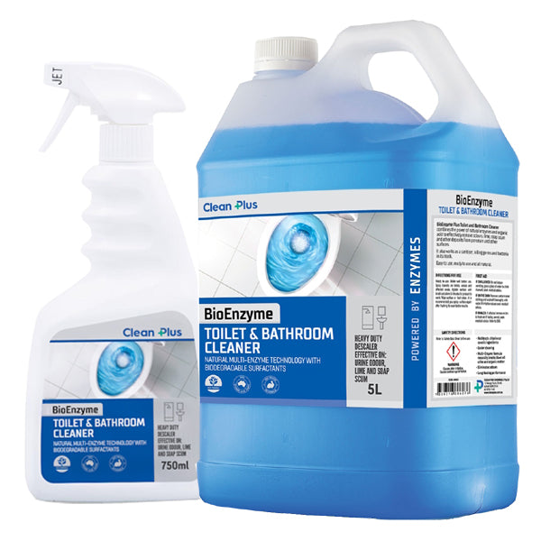 BioEnzyme Toilet and Bathroom Cleaner - Natural & Powerful Stain Remover for Toilets, Tubs & Sinks | Eco-Friendly & Non-Toxic | Perfect for Household Cleaning & Bathroom Maintenance