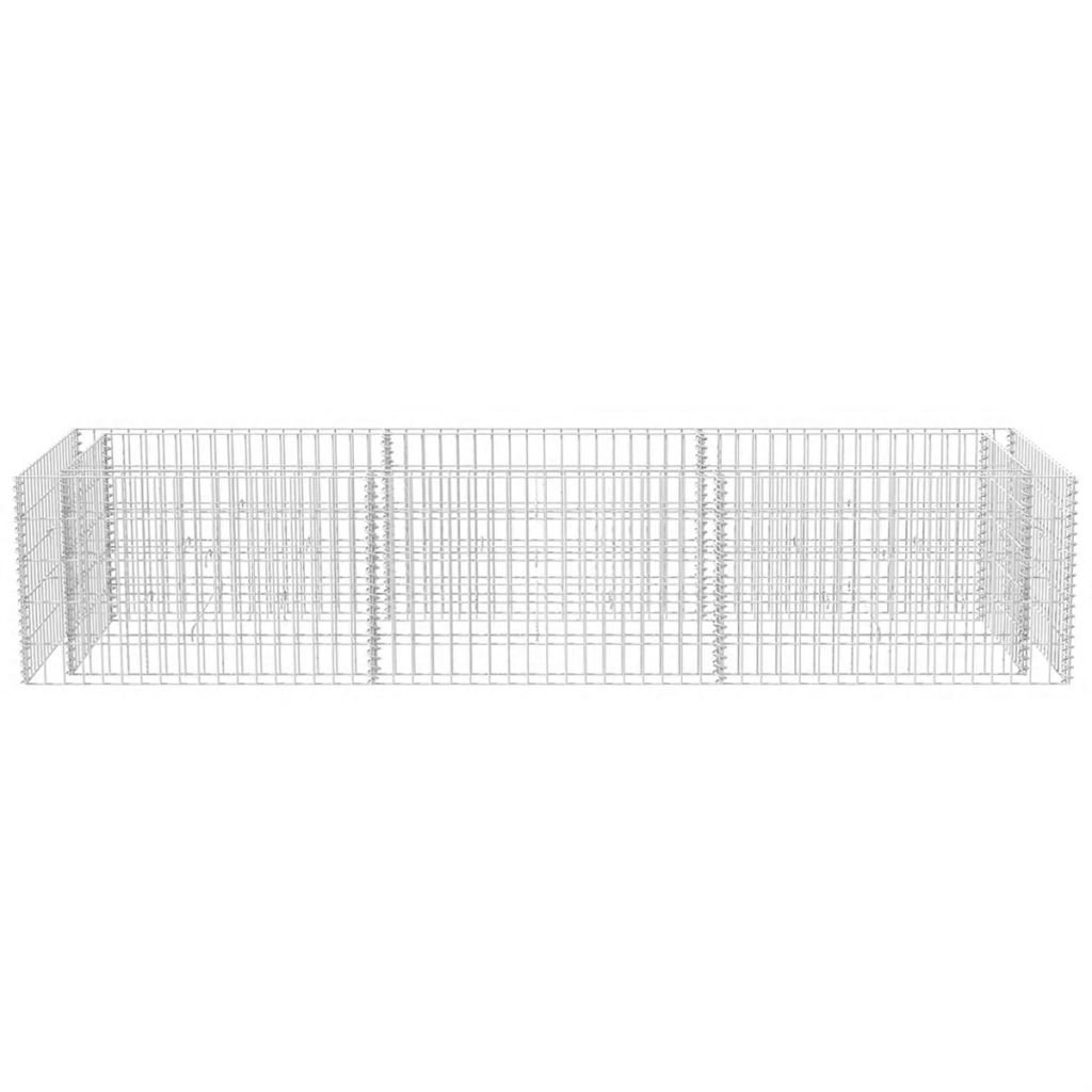 Galvanized Steel Gabion Raised Garden Bed Planter - 106.3