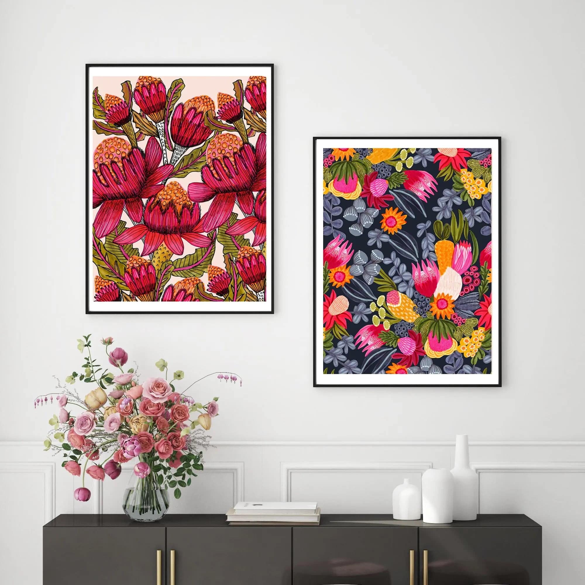 Australian Flora Botanical Wall Art Prints - Premium Nature Decor for Home & Office | Perfect for Living Room, Bedroom & Office Spaces