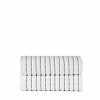 Organic Cotton Wave Plush Stripe 2-Piece Bath Sheet Towel Set - Ultra Soft & Absorbent for Spa, Bathroom & Beach Use