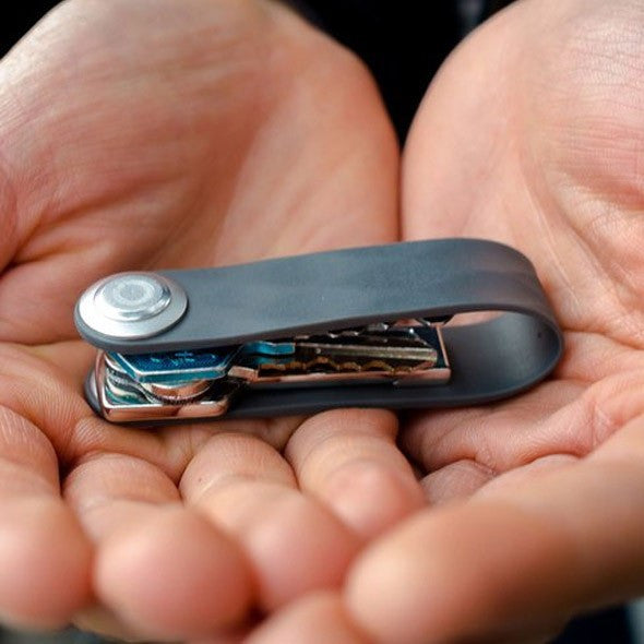 Orbitkey Rubber Key Organizer - Durable & Compact Key Holder for Home, Office, and Travel | Perfect for Keychain, Car Keys, and Everyday Carry Essentials