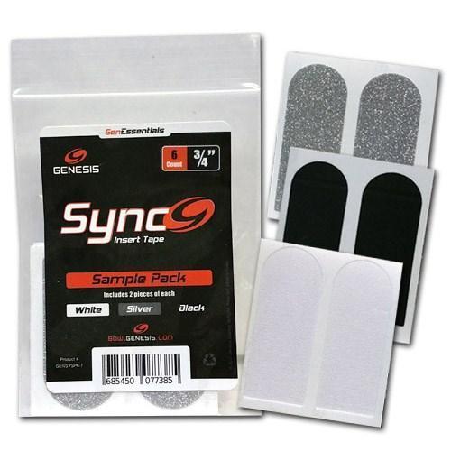 Genesis Sync Sampler Pack - 3/4 Inch Insert Bowling Tape (6 Count) - Perfect for Bowling Ball Grip Enhancement and Performance Improvement