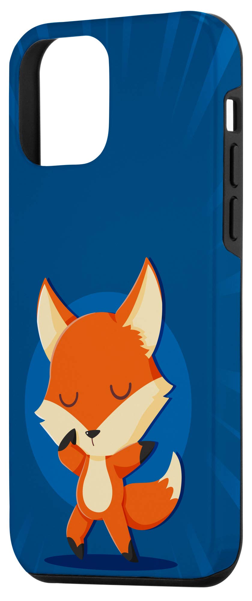 iPhone 12 Mini Dabbing Fox Phone Case - Cute Funny Fox Lover Protective Cover for Women & Men | Perfect Gift for Animal Lovers, Great for Daily Use & Travel