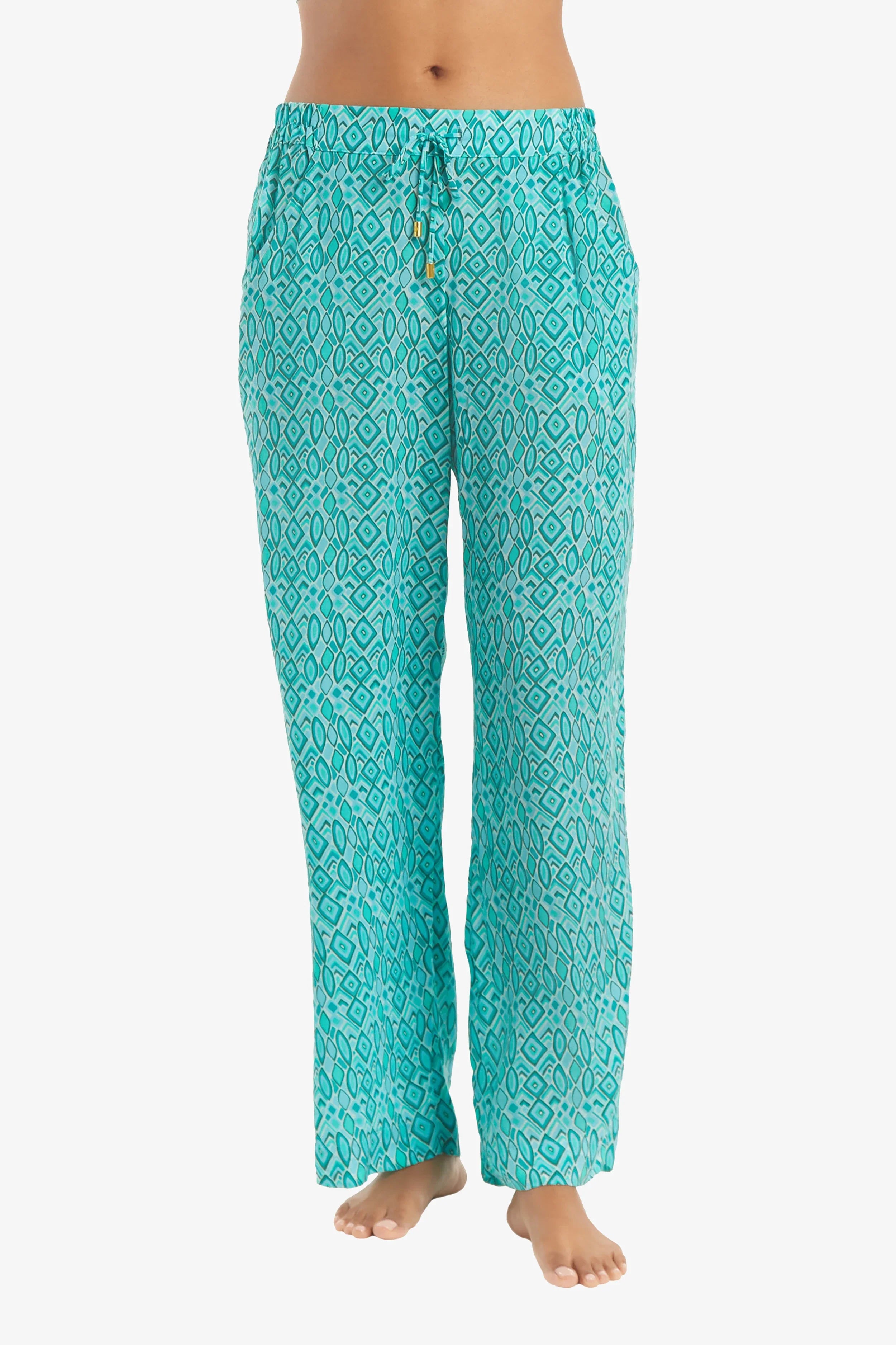 Seaside Pants for Women - Comfortable Beach Trousers | Costa Del Sol Style | Perfect for Vacation, Summer Outfits & Coastal Getaways