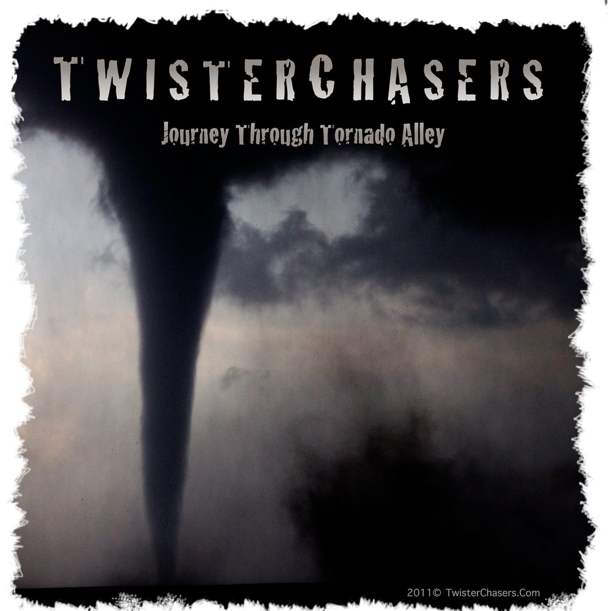 Twisterchasers T-Shirt Square Sticker - 3x3 Inch Bumper Sticker Car Decal for Cars, Laptops & Windows | Weather Enthusiast Gift, Tornado Chaser Accessory