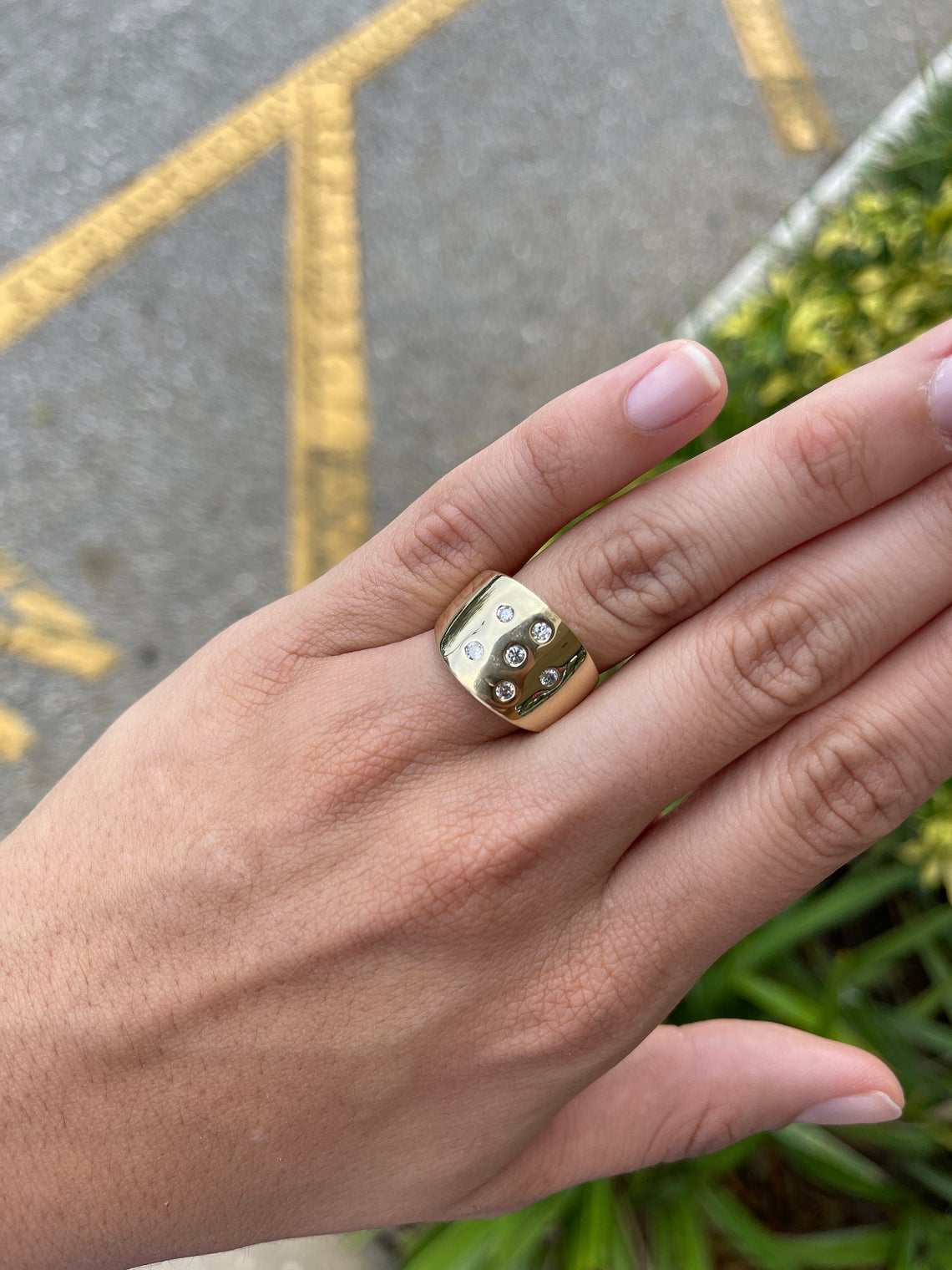 14K Gold Unisex 14.5MM Wide Diamond Wedding Band Ring - Perfect for Anniversaries, Engagements & Everyday Luxury Jewelry