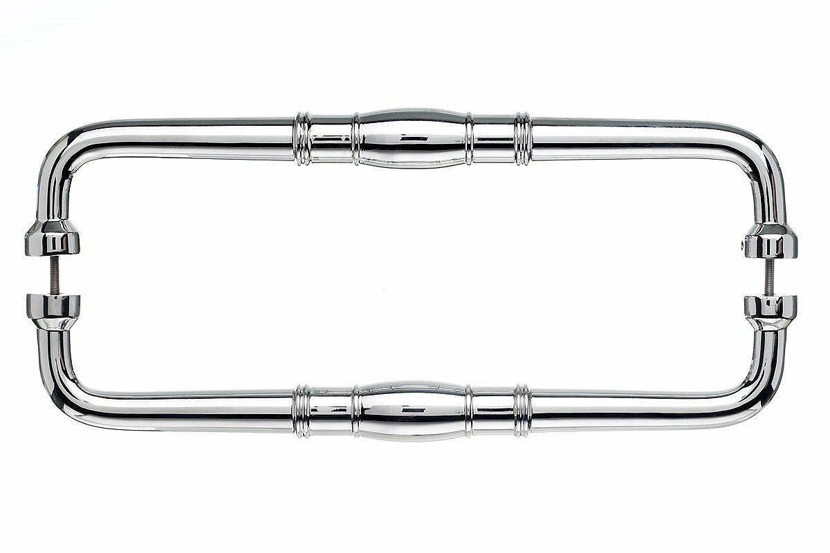 Top Knobs M839-12 Normandy Back to Back Cabinet Door Pulls in Chrome - Perfect for Modern Kitchen & Bathroom Cabinets, Wardrobes and Furniture Hardware