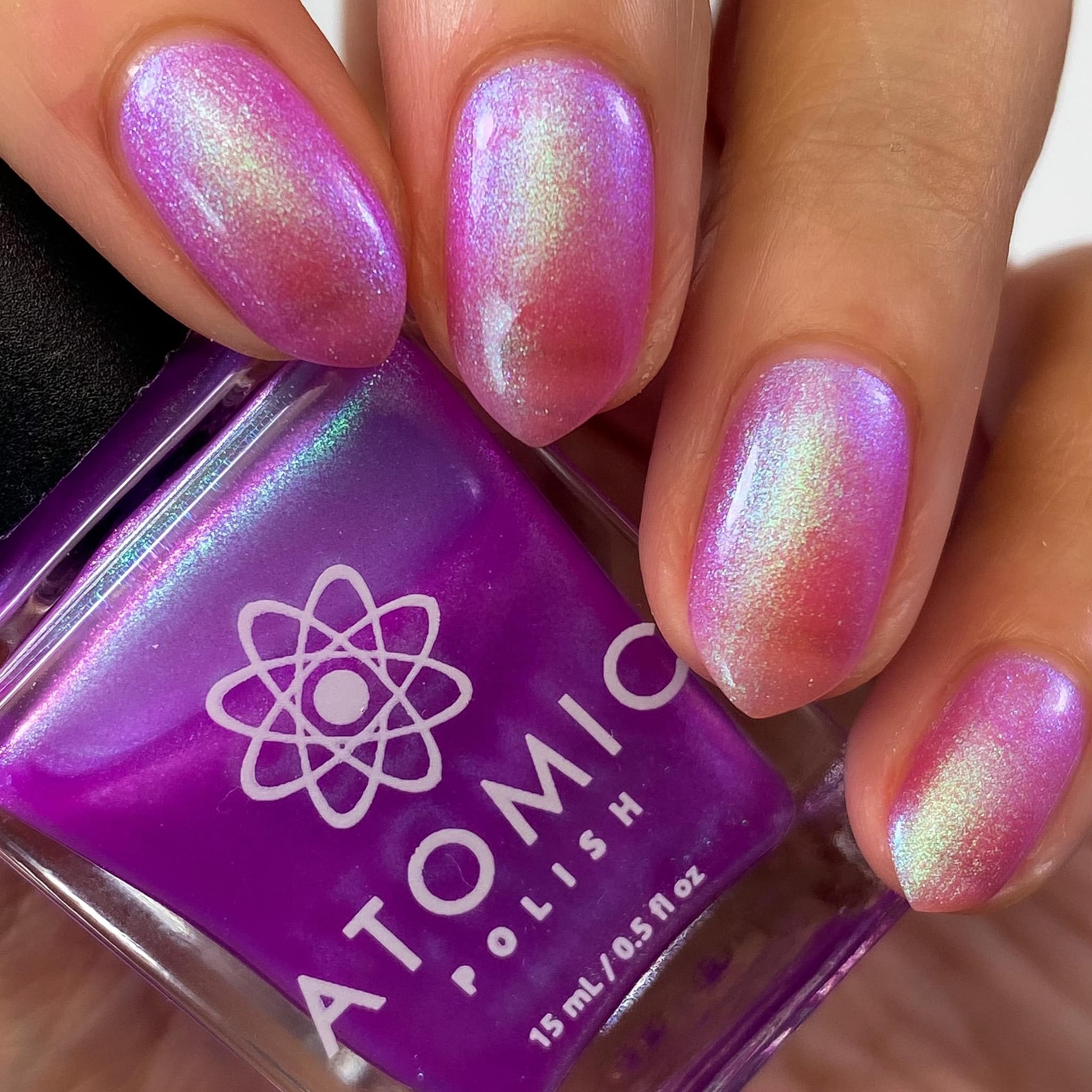Natural Amethyst Nail Polish - Vegan & Non-Toxic Purple Nail Lacquer for Women - Perfect for Manicures, Pedicures & Special Occasions
